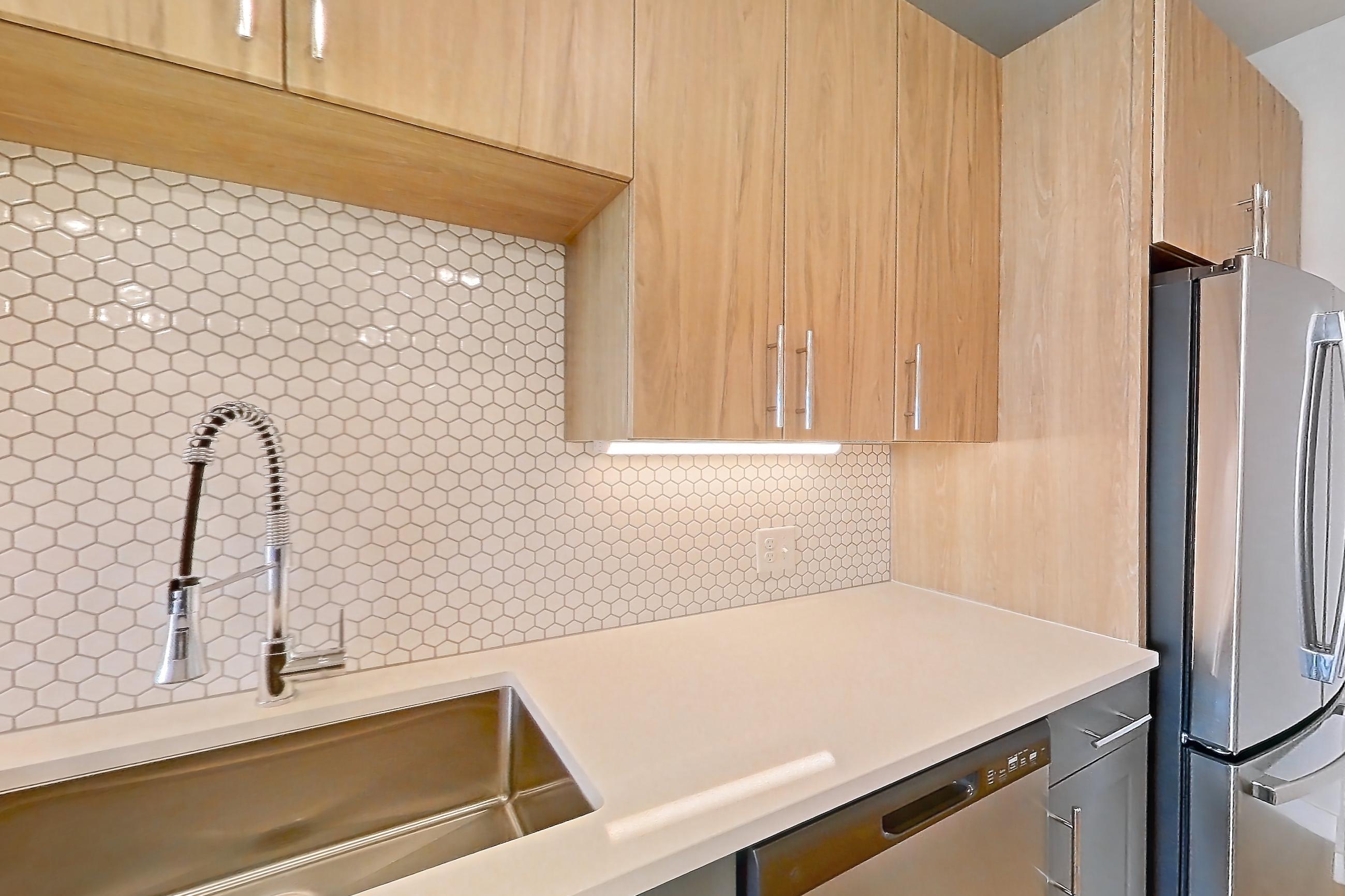 Kitchen in Apartment 2522 at Bridge at The Blockyard, 1A - AMI 80% - INCOME RESTRICTIONS APPLY floor plan