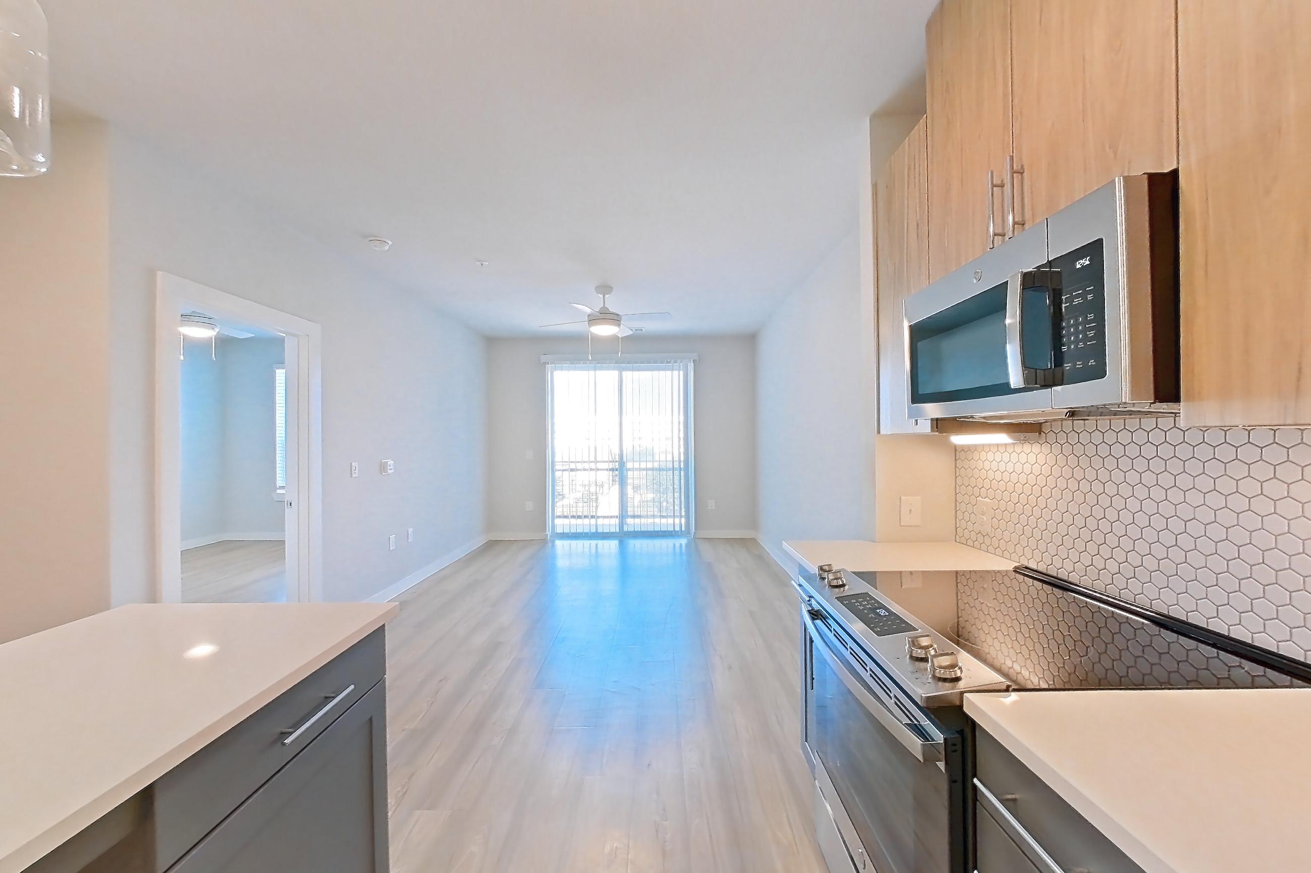 Kitchen in Apartment 2522 at Bridge at The Blockyard, 1A - AMI 80% - INCOME RESTRICTIONS APPLY floor plan