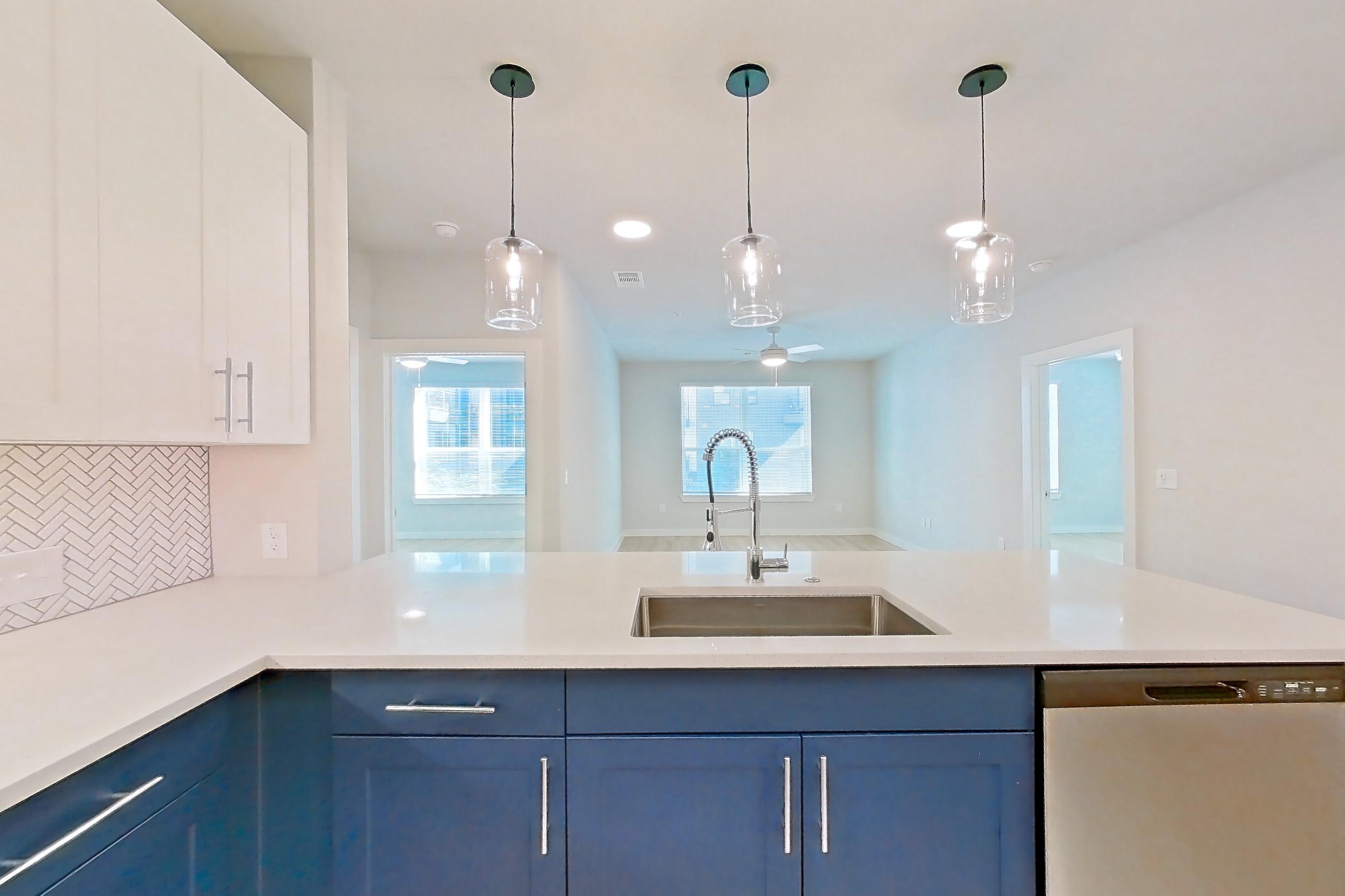 Kitchen, Apartment 1205 at Bridge at The Blockyard