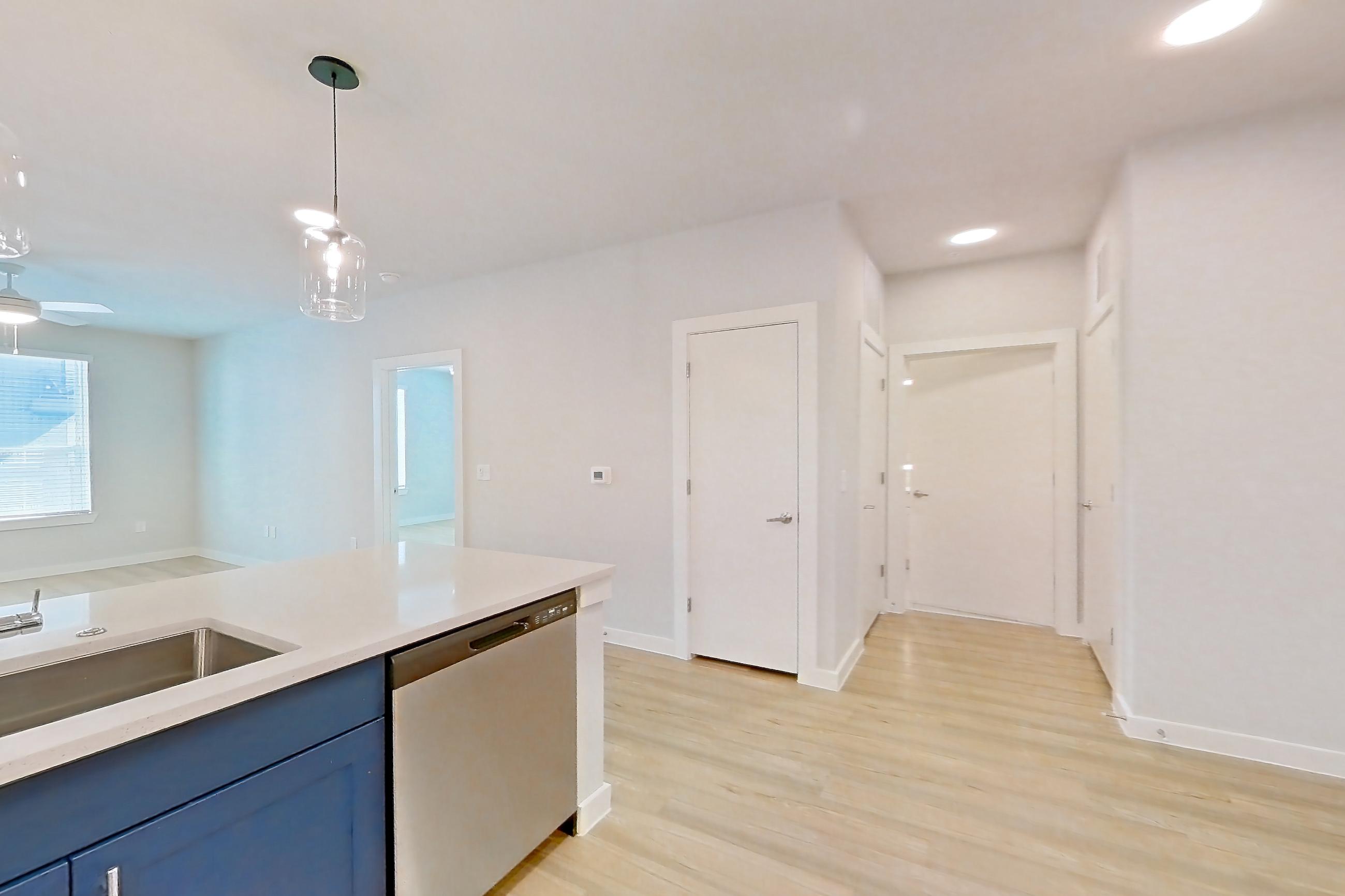 Kitchen, Apartment 1205 at Bridge at The Blockyard