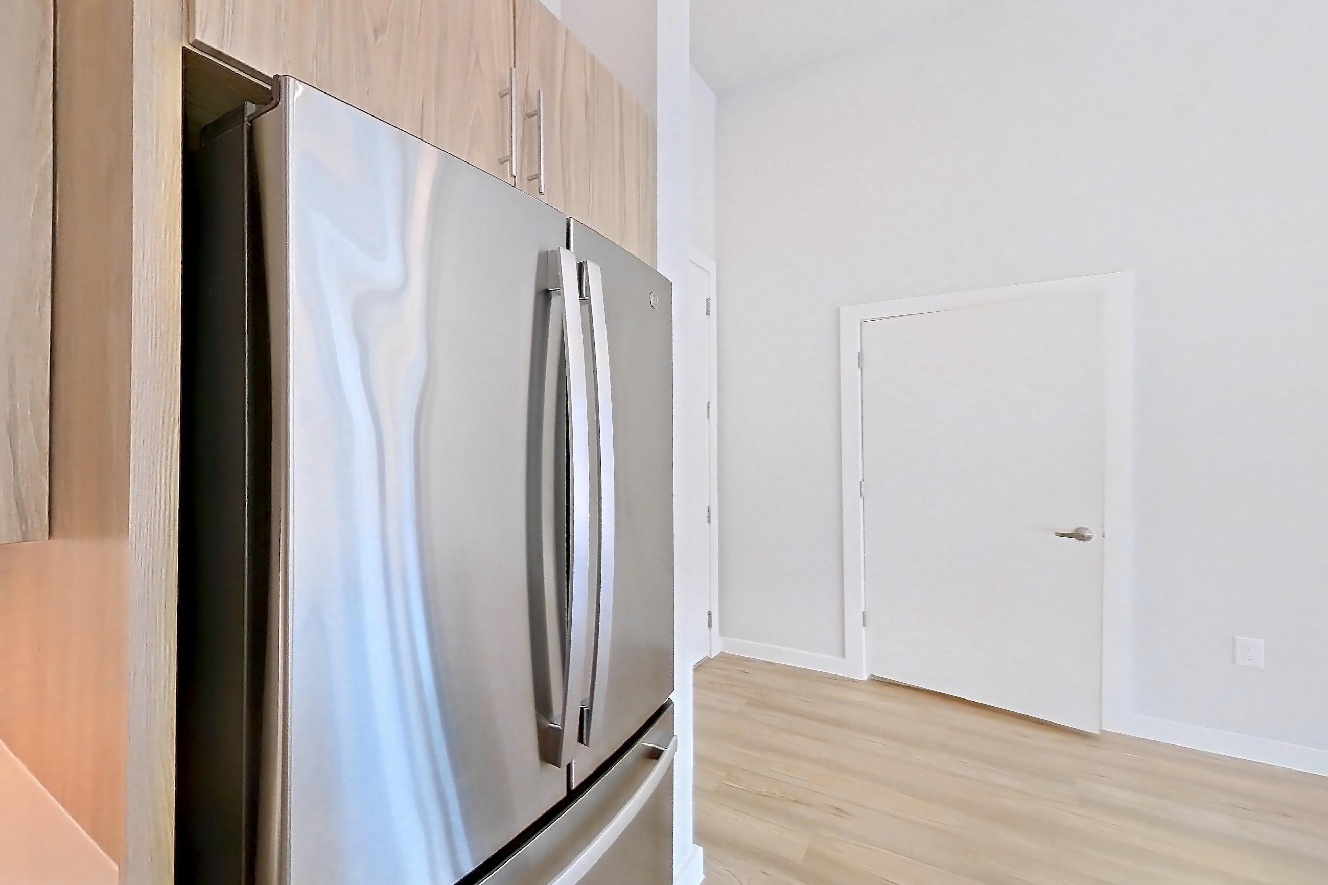 Kitchen in Apartment 1121 at Bridge at The Blockyard, LW2 - One-Bedroom Live-Work Townhome floor plan