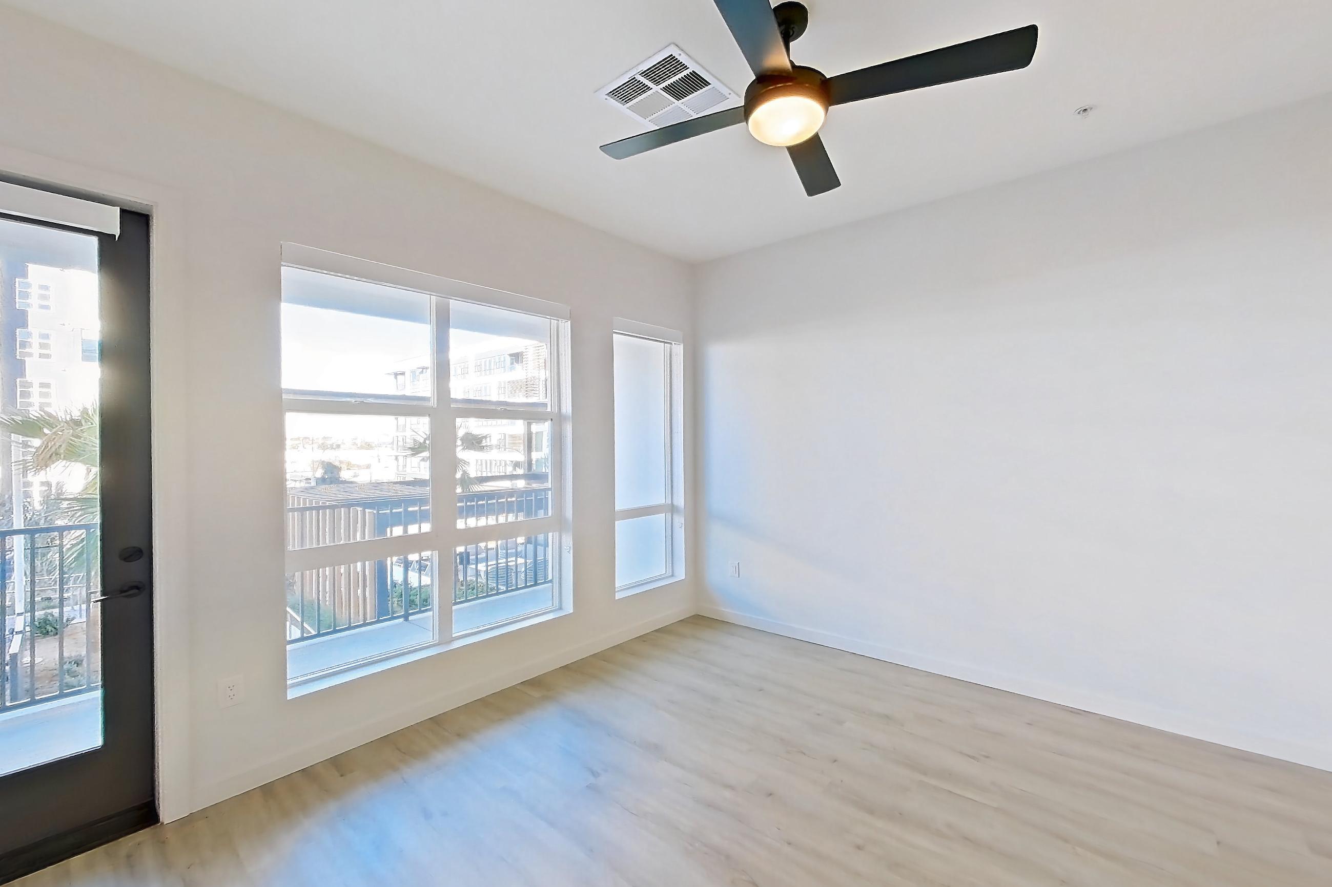 Living room in Apartment 428 at Gemma, A2-1 floor plan
