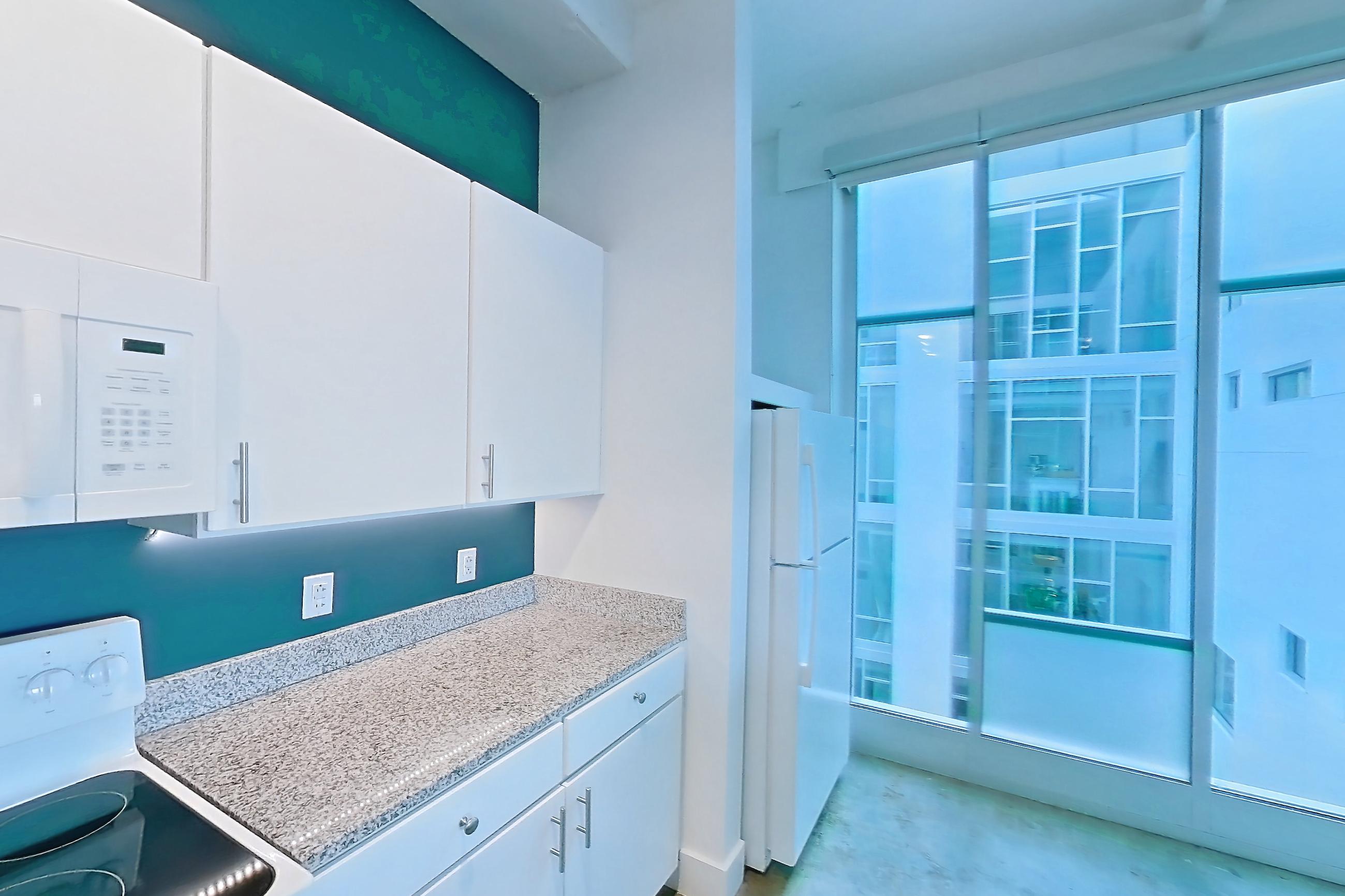 Kitchen, Apartment 917 at Parcels at Concourse