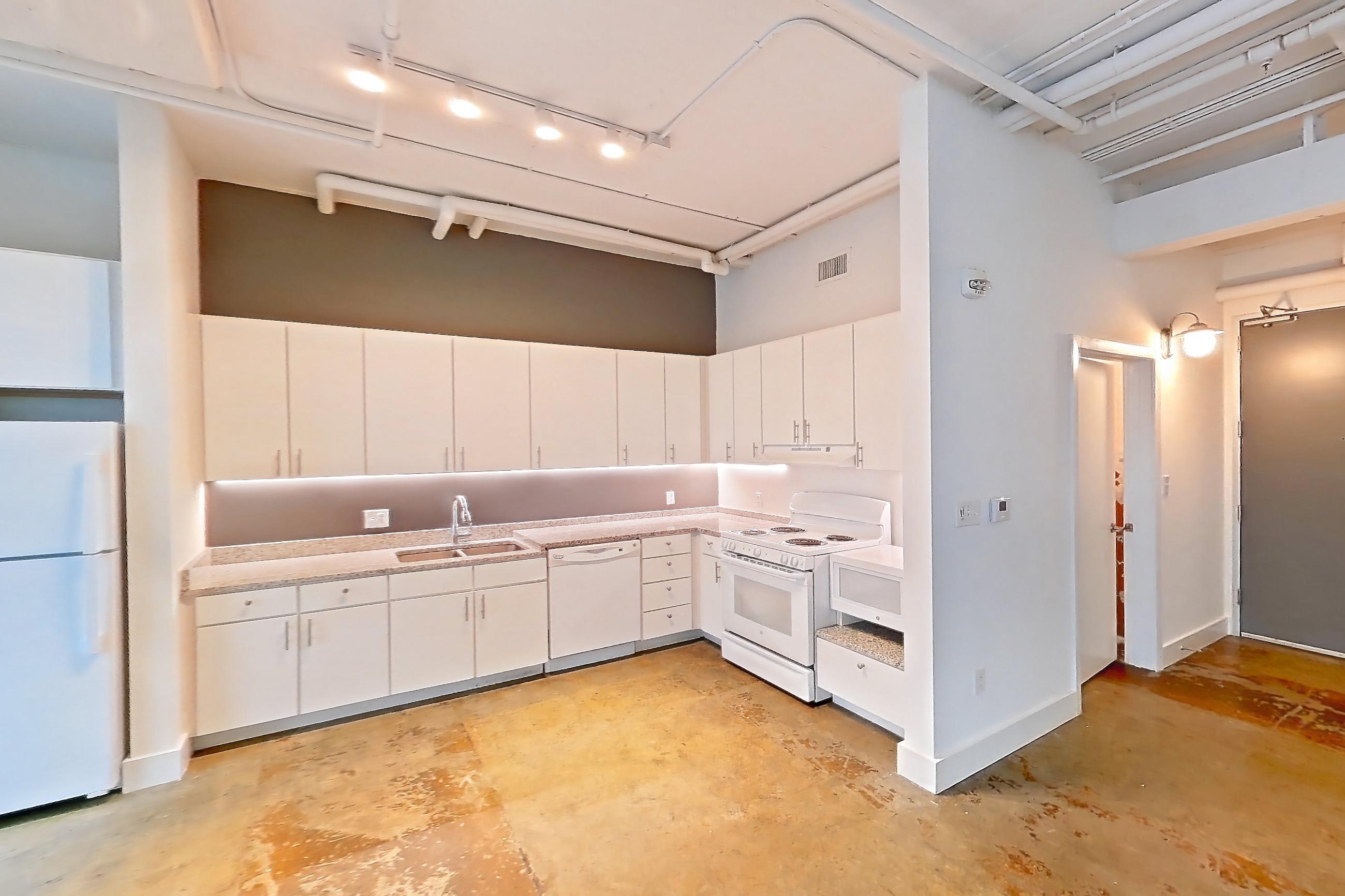 Living space, Apartment 819 at Parcels at Concourse