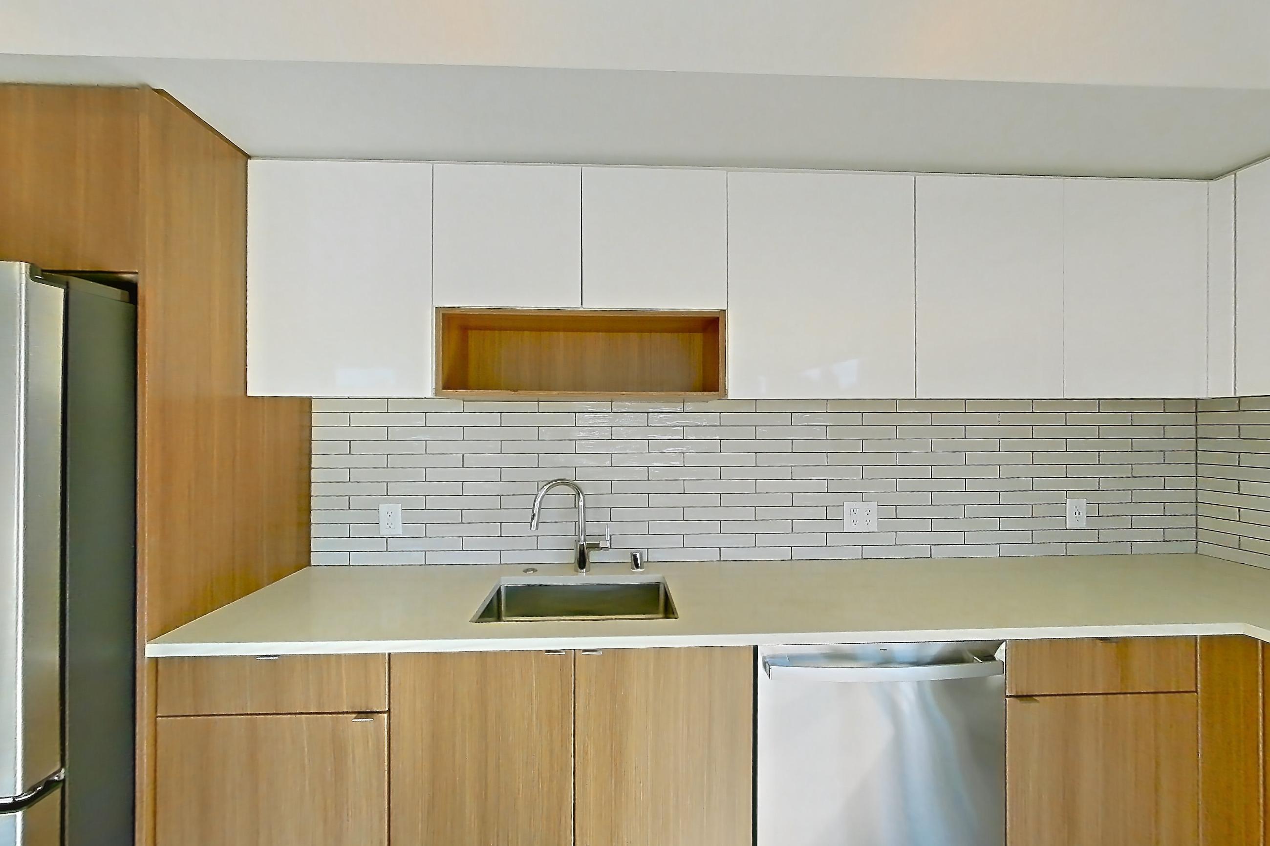 Kitchen, Apartment 211 at Assembly