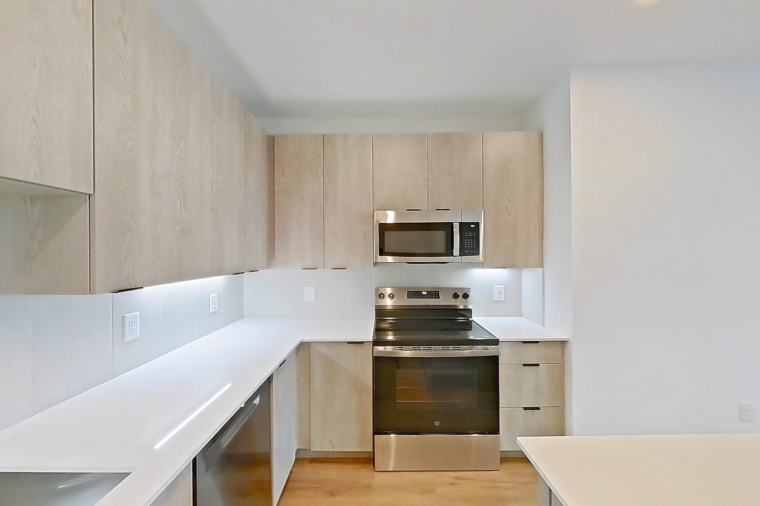 Kitchen in Apartment 1317 at Caroline Anclote Harbor, B1-E2 floor plan