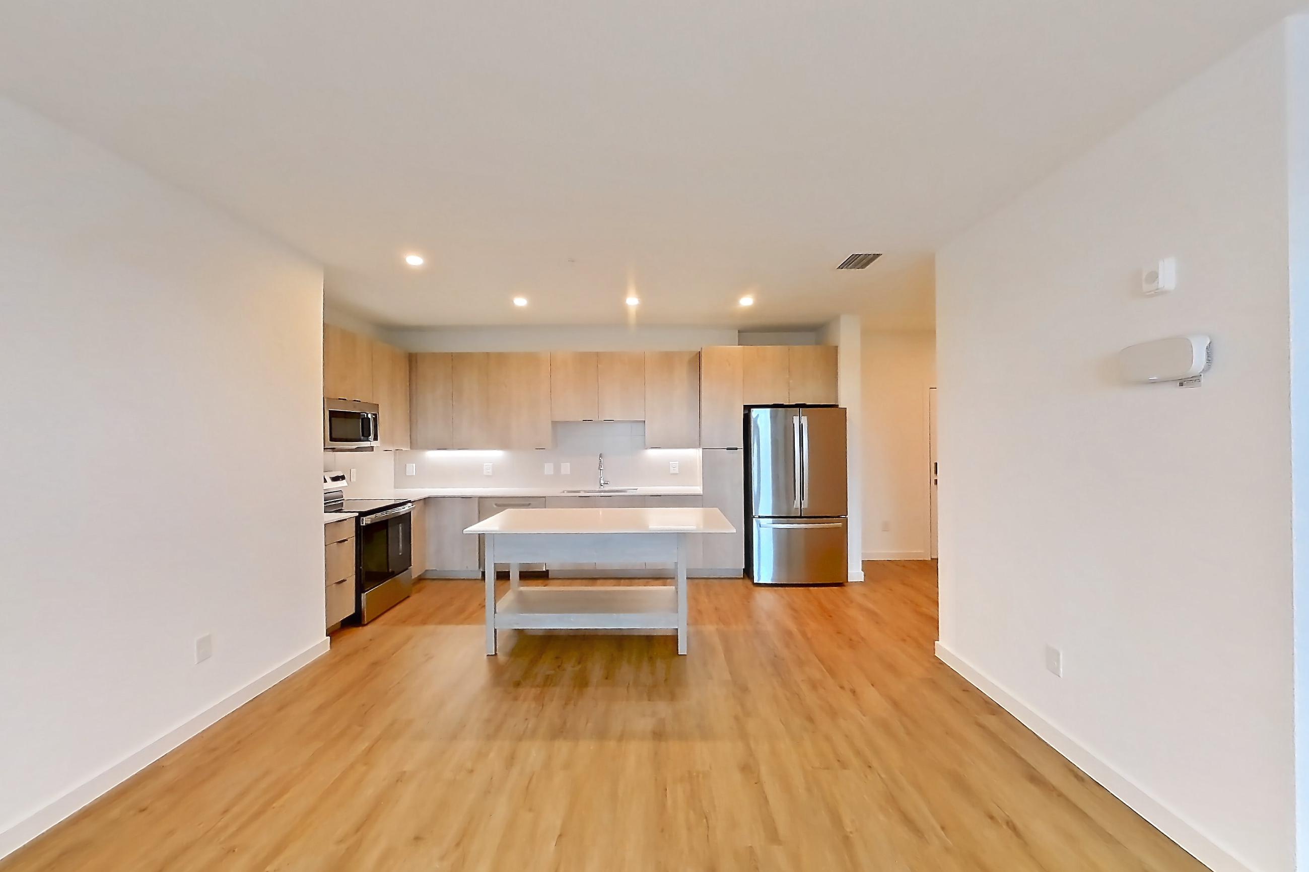 Living space in Apartment 1419 at Caroline Anclote Harbor, B1 floor plan