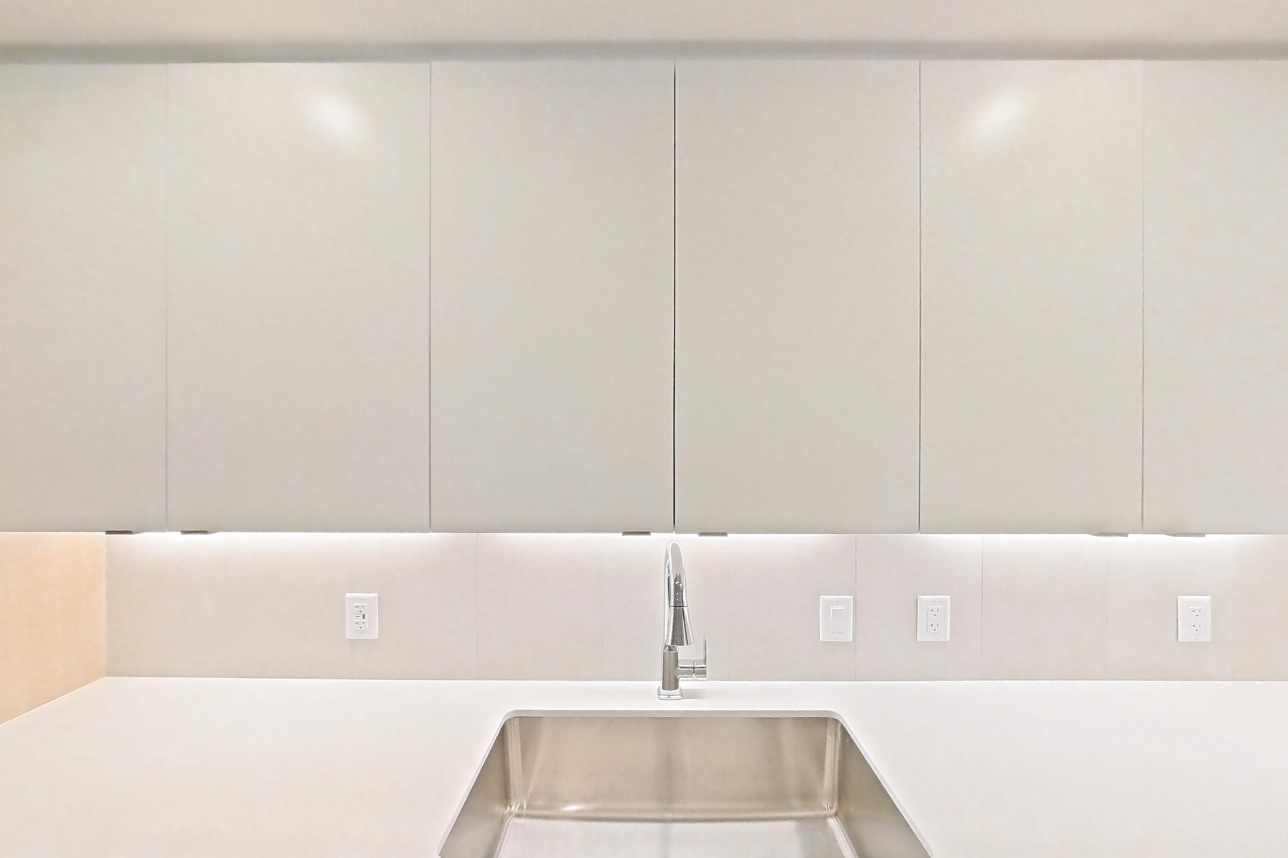 Kitchen in Apartment 108 at Caroline Pompano Beach, A4 floor plan