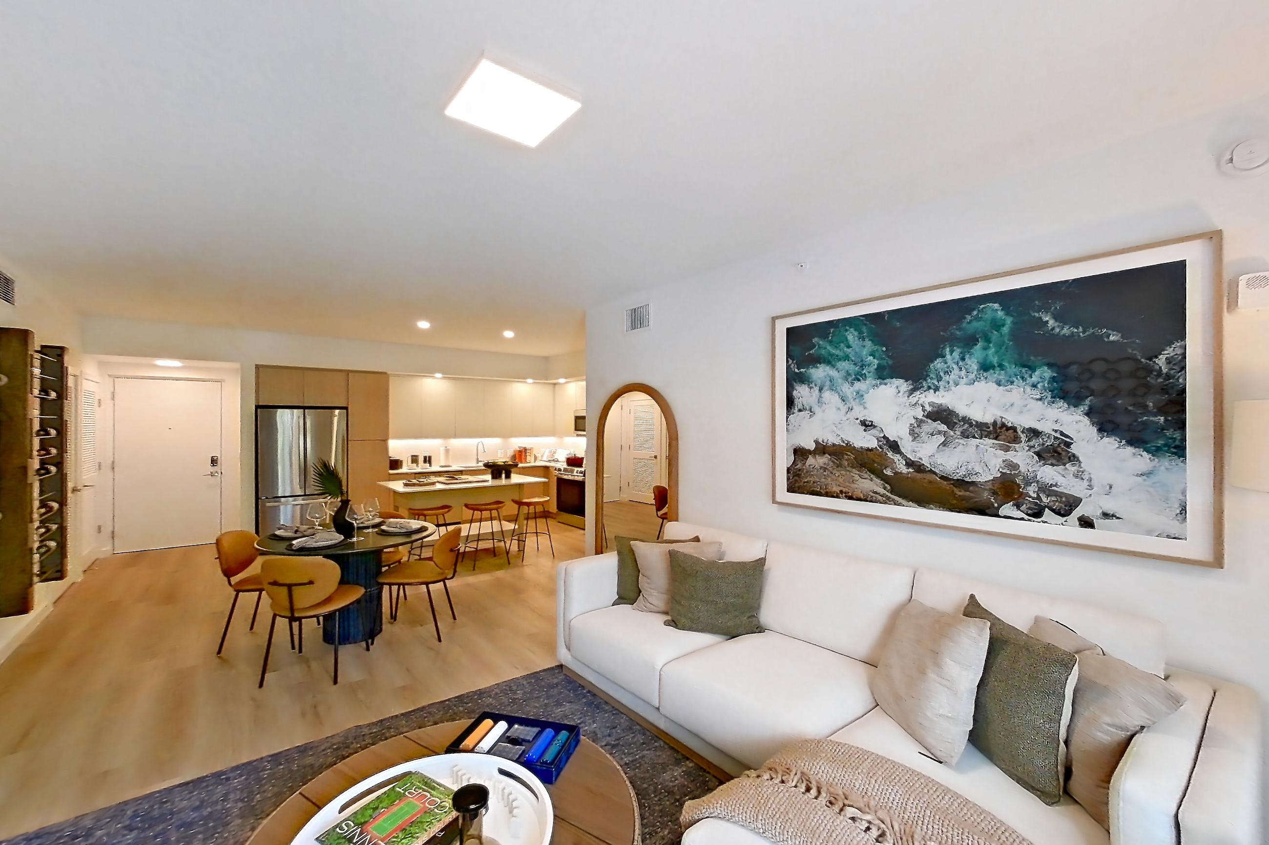 LIVING ROOM BALCONY SIDE (representative of this floor plan)