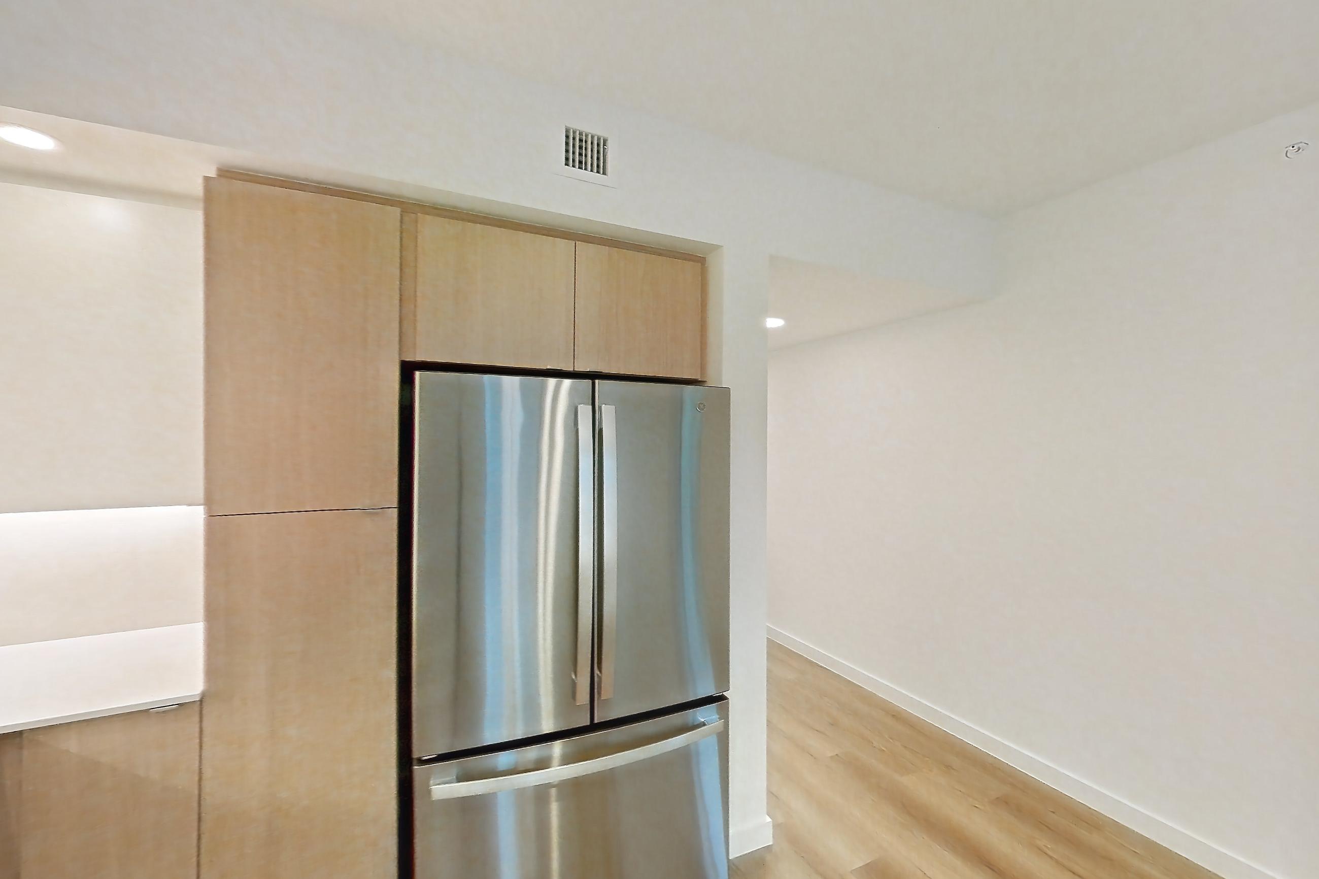 Kitchen in Apartment 206 at Caroline Pompano Beach, C1 floor plan