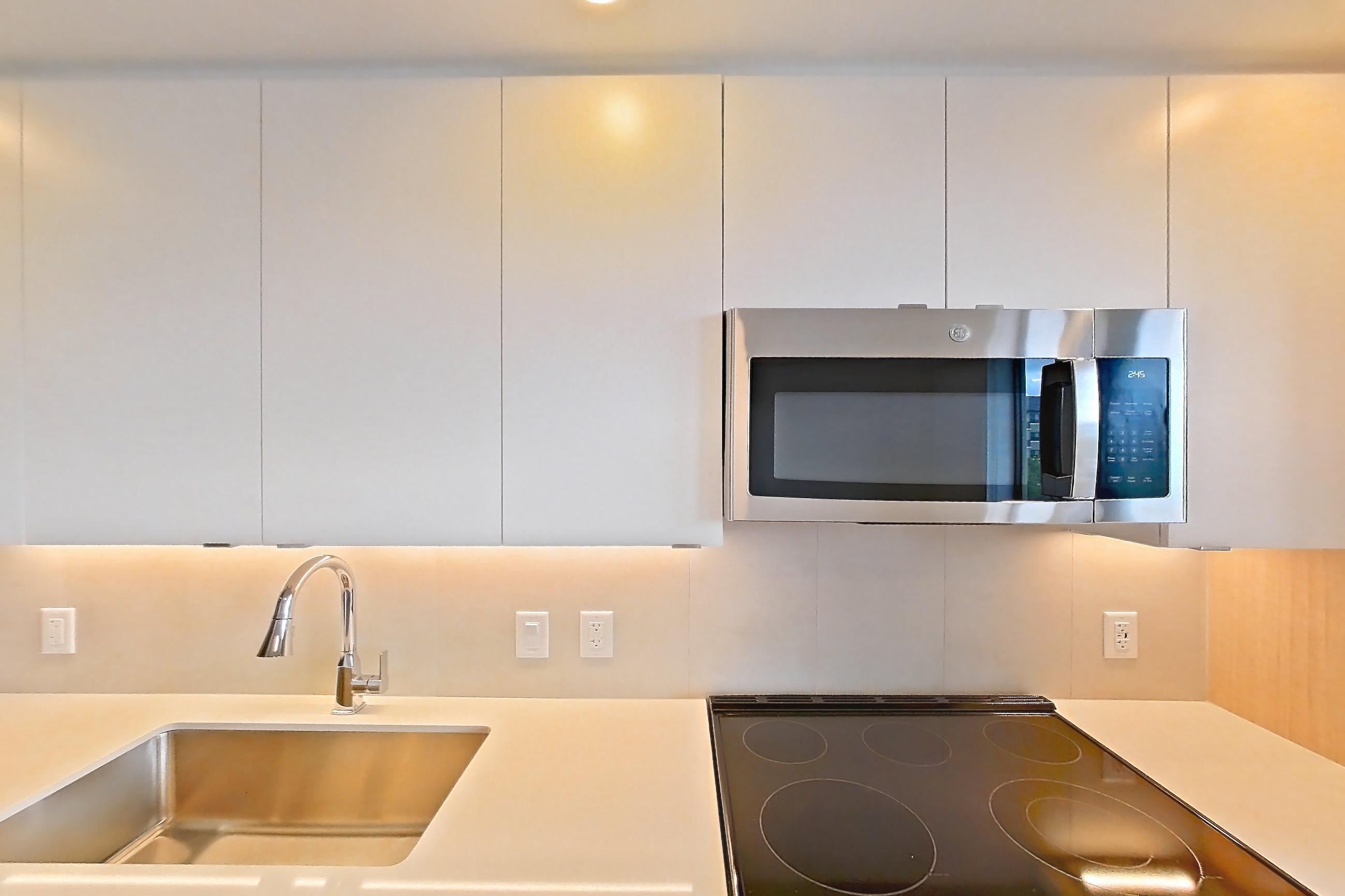 Kitchen in Apartment 209 at Caroline Pompano Beach, ST floor plan