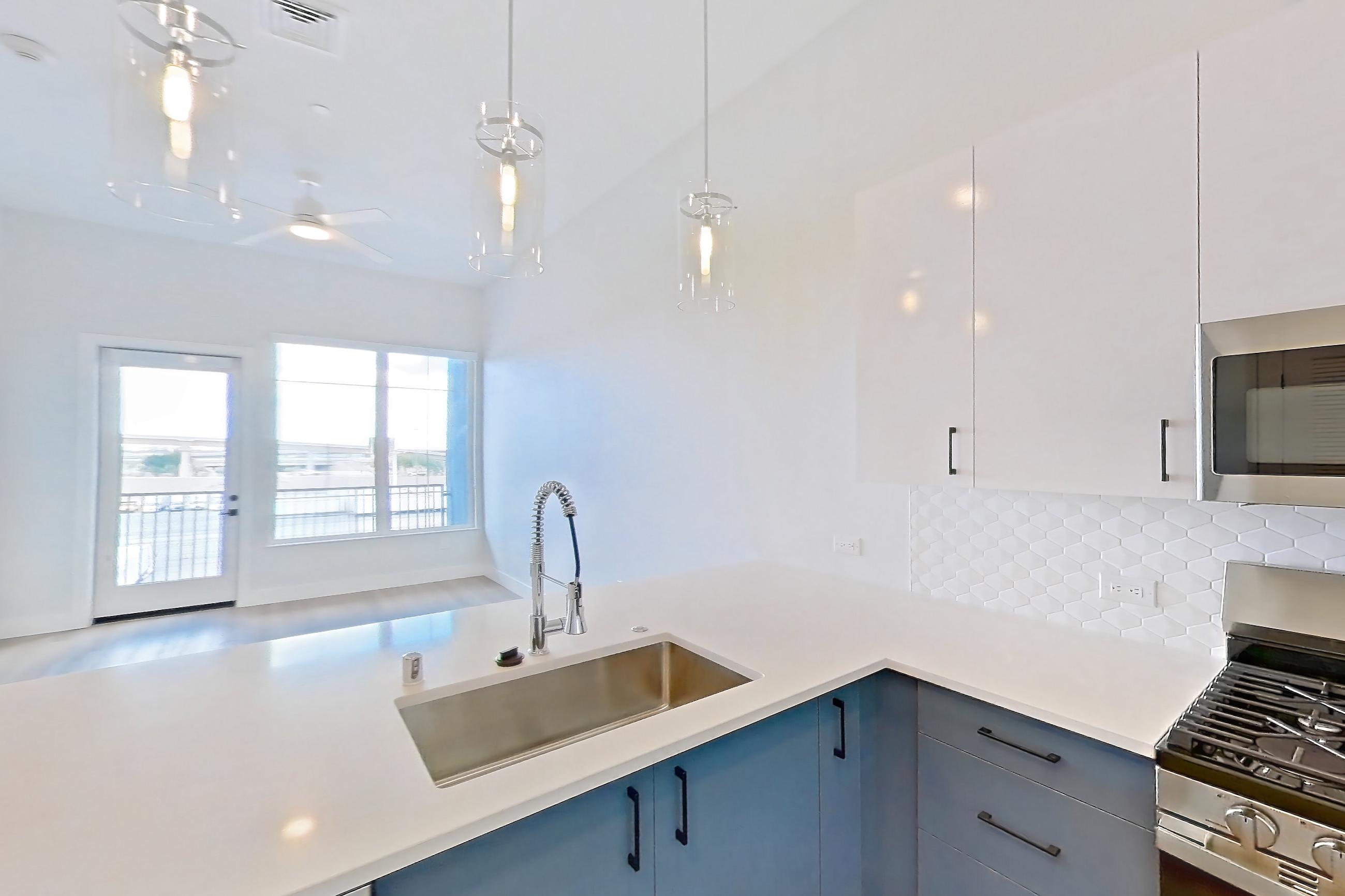Kitchen in Apartment 576 at Bria, A1-1A floor plan