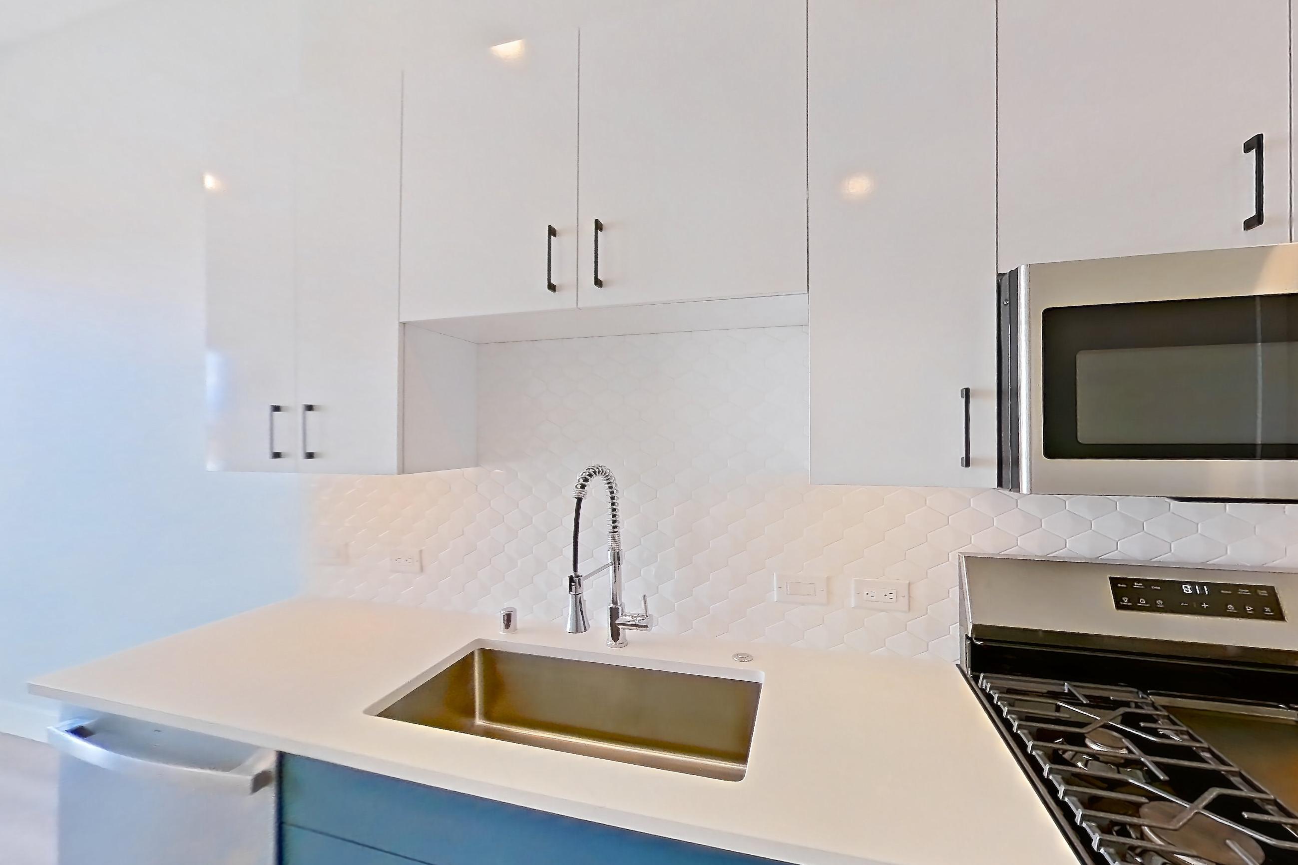 Kitchen in Apartment 572 at Bria, JR1-1 floor plan