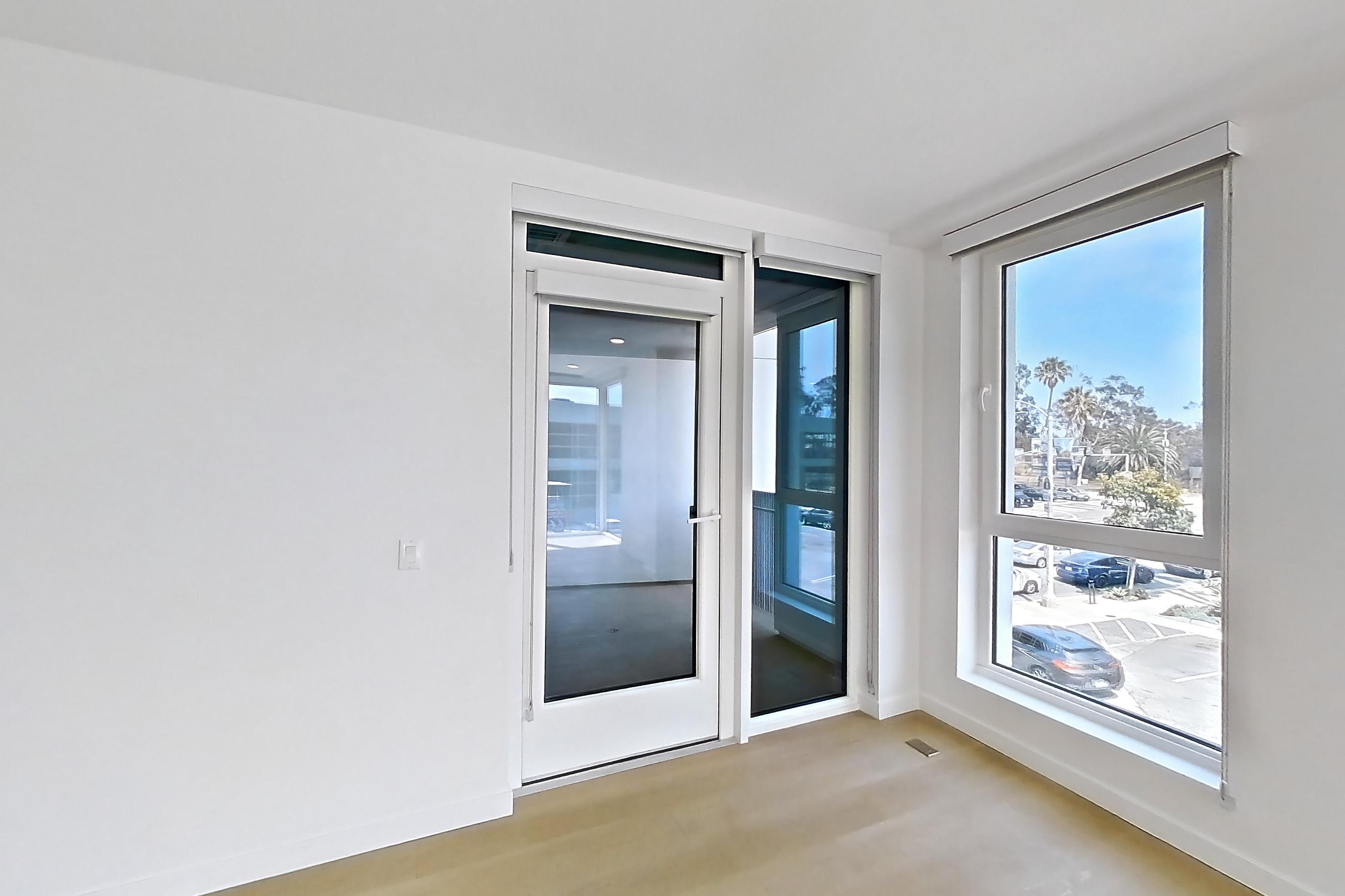 Living room in Apartment 301 at Santa Monica Collection, 1U - 1 Bed 1 Bath floor plan