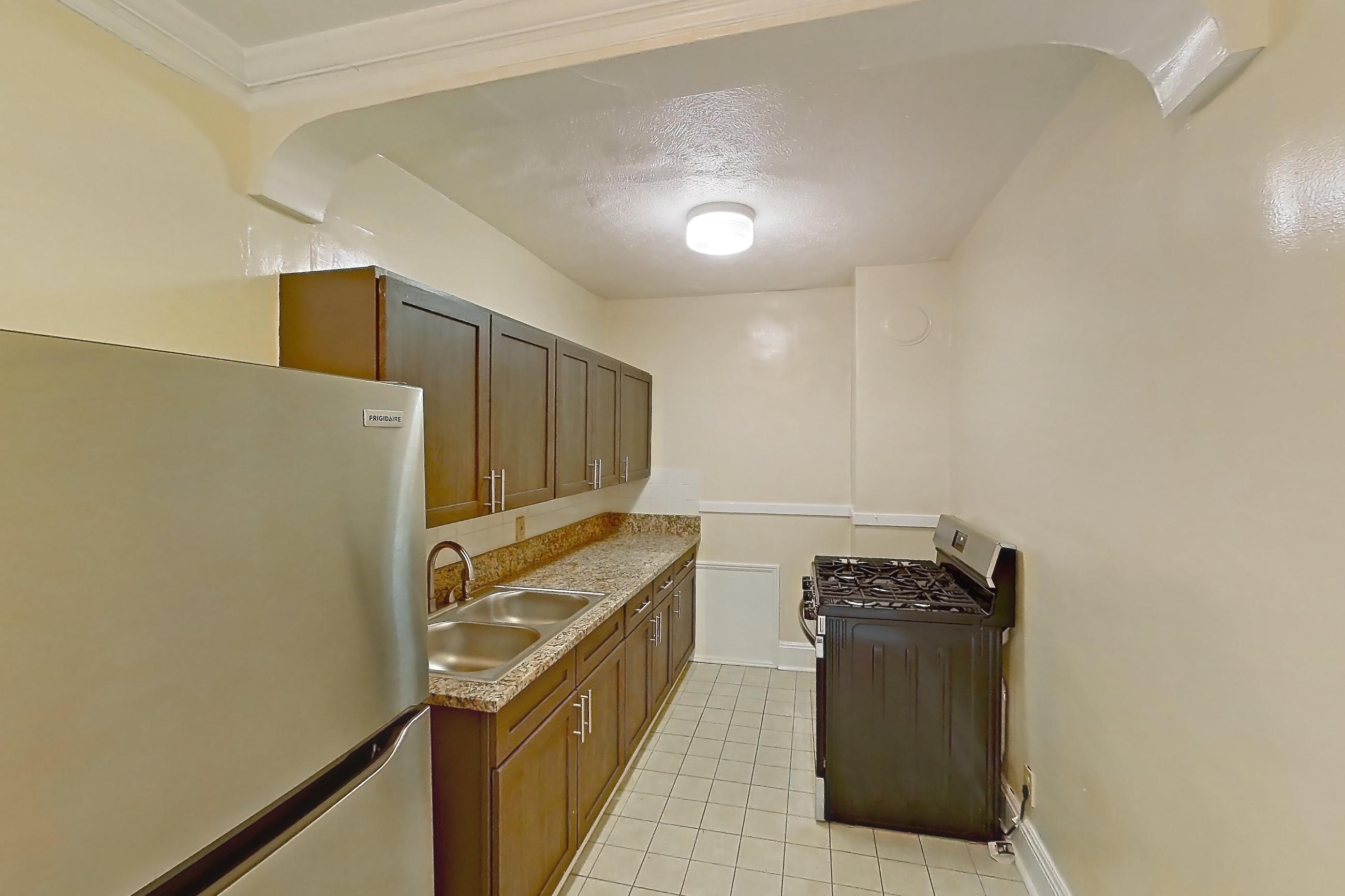 Kitchen in Apartment mvi-14 at Mapleview, 1 Bedroom floor plan