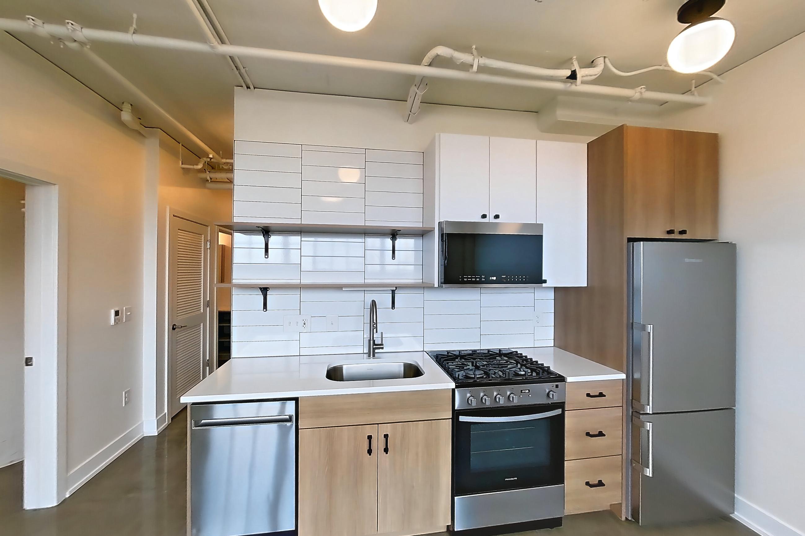 LIVING ROOM AND KITCHEN