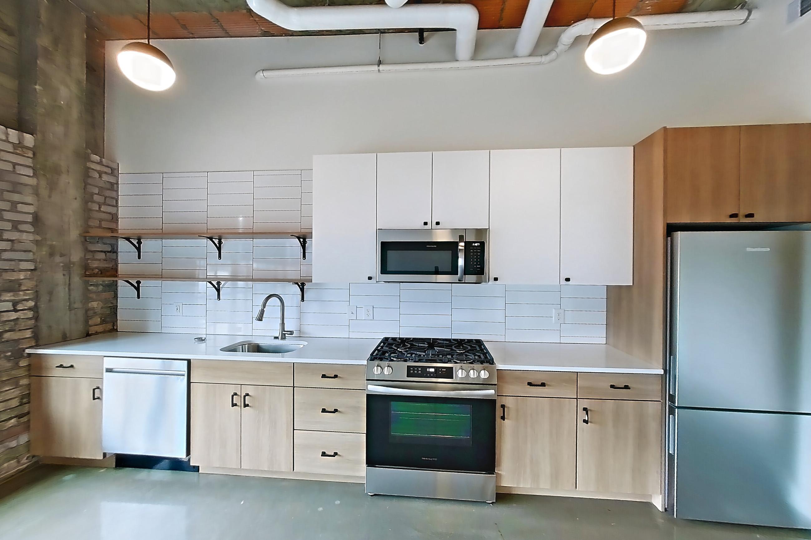 KITCHEN AND LIVING ROOM