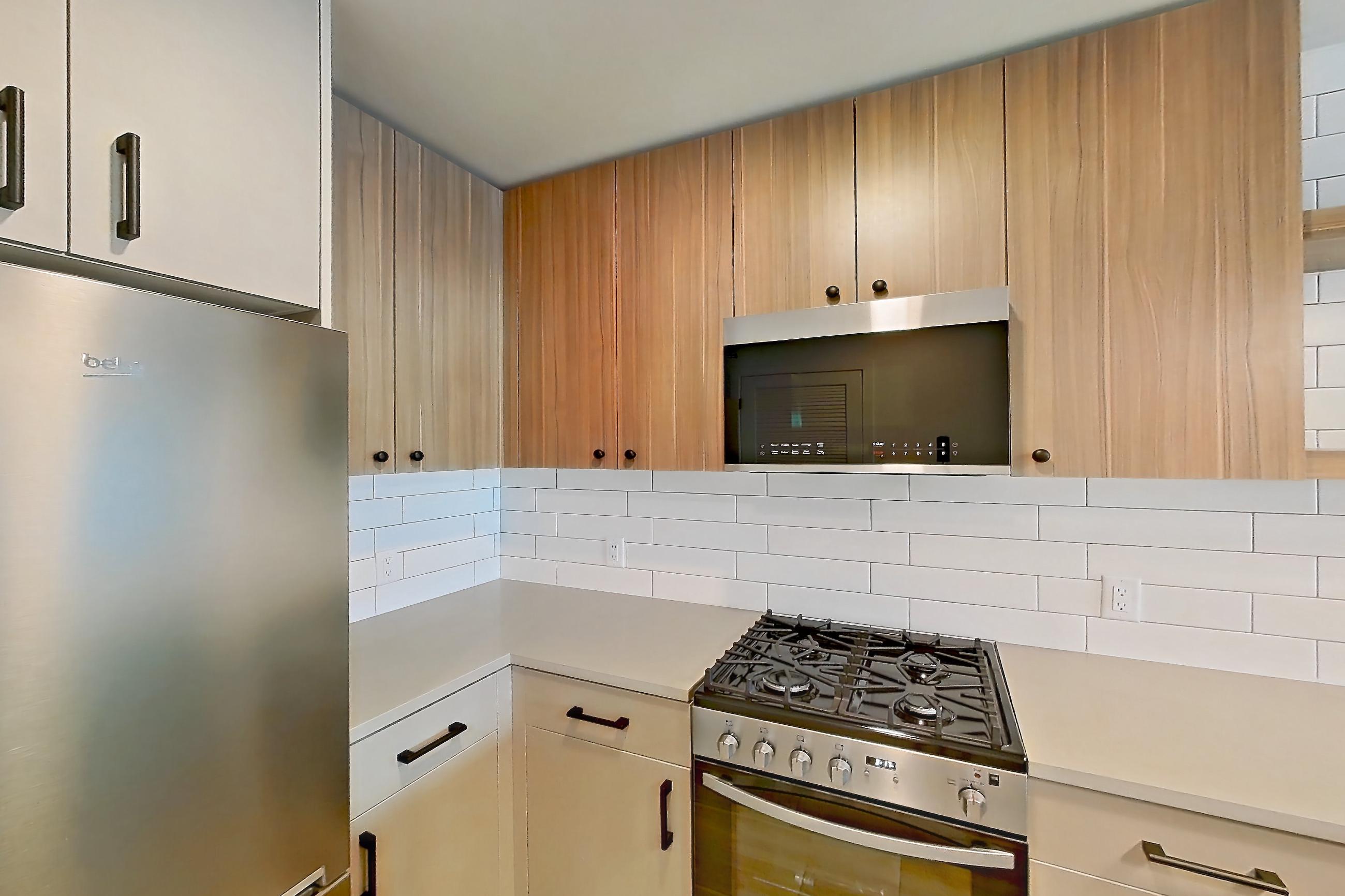 Kitchen, Apartment 419 at The Myles