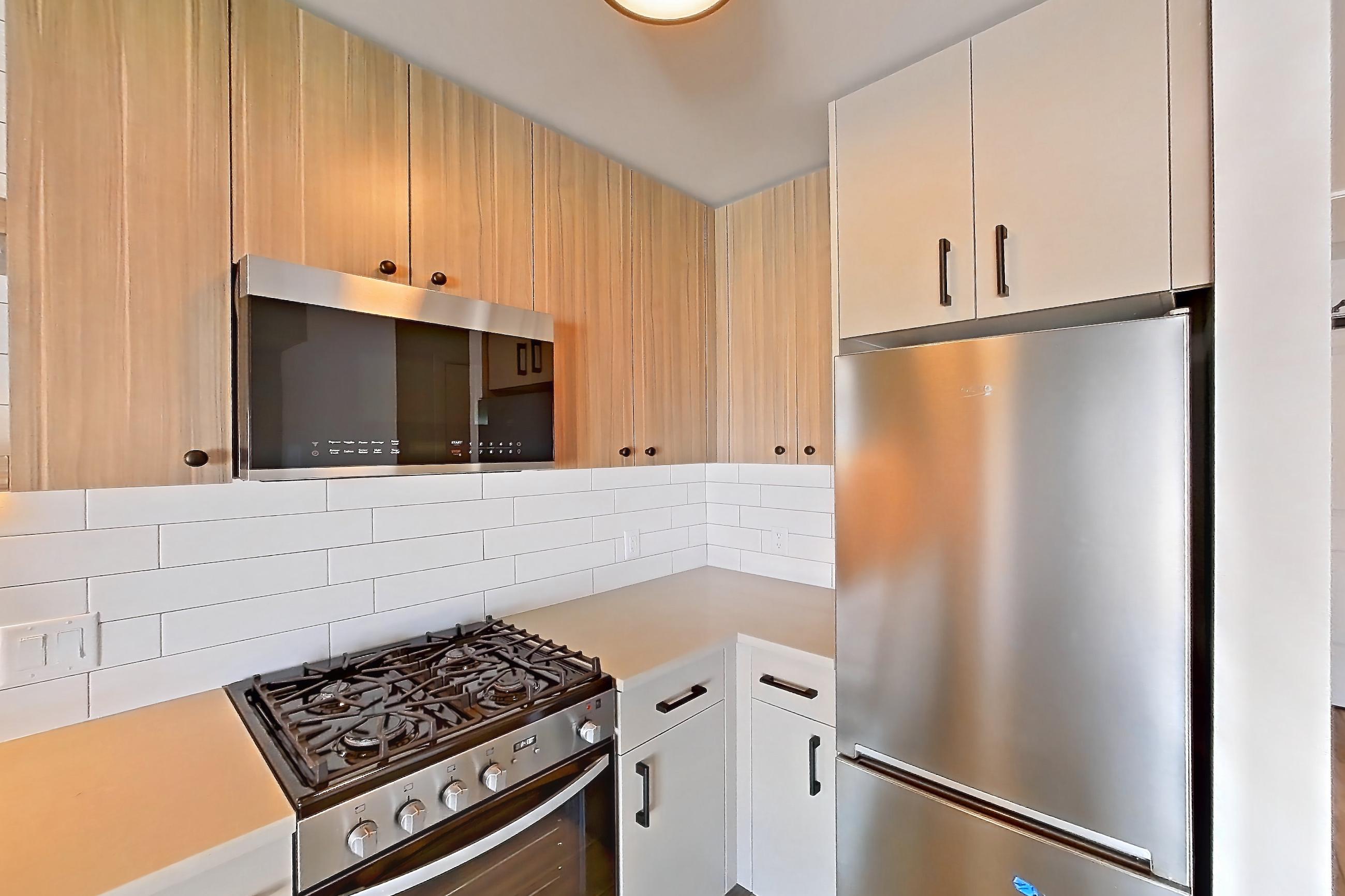 Kitchen, Apartment 420 at The Myles