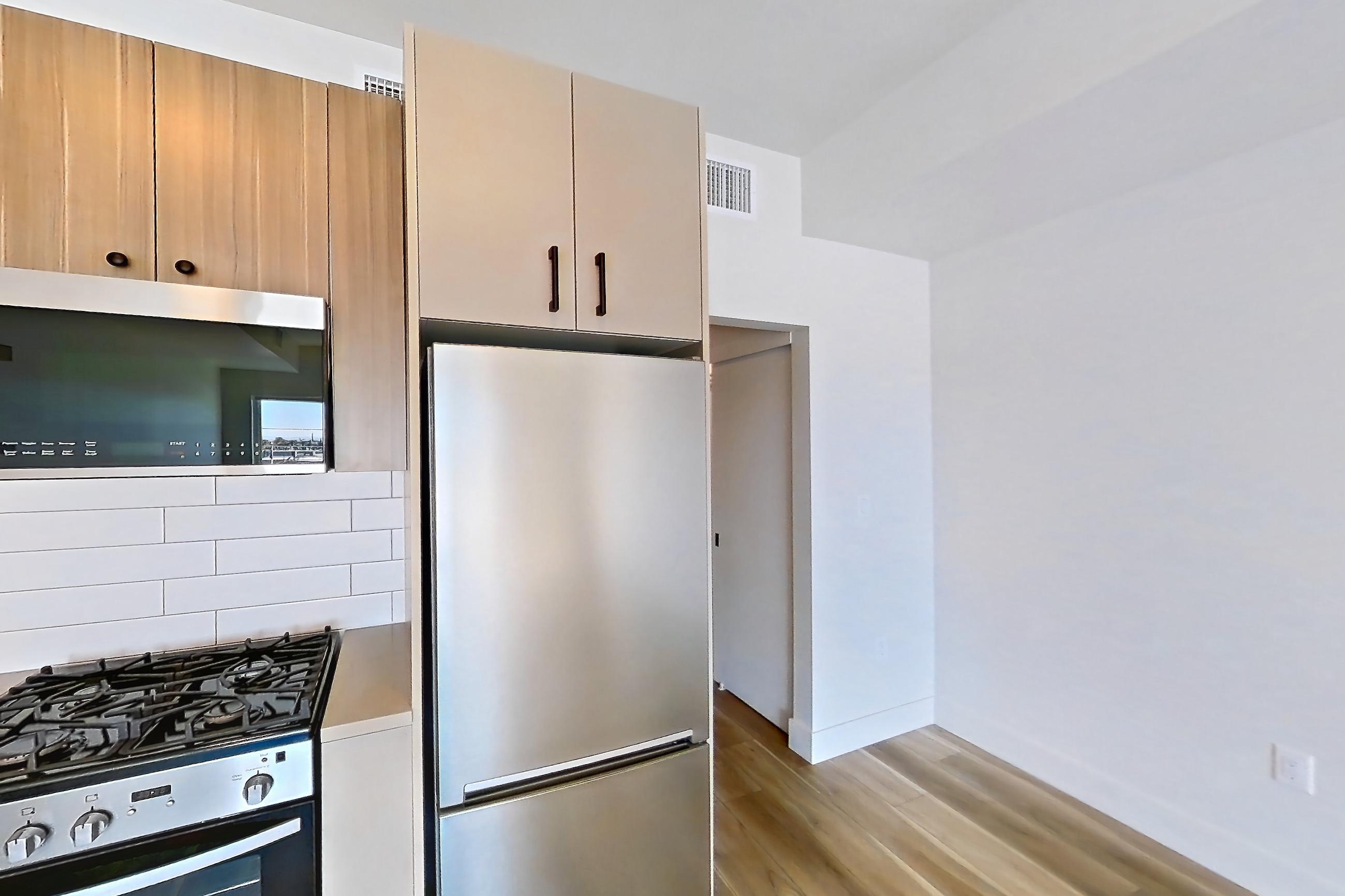 Kitchen, Apartment 426 at The Myles