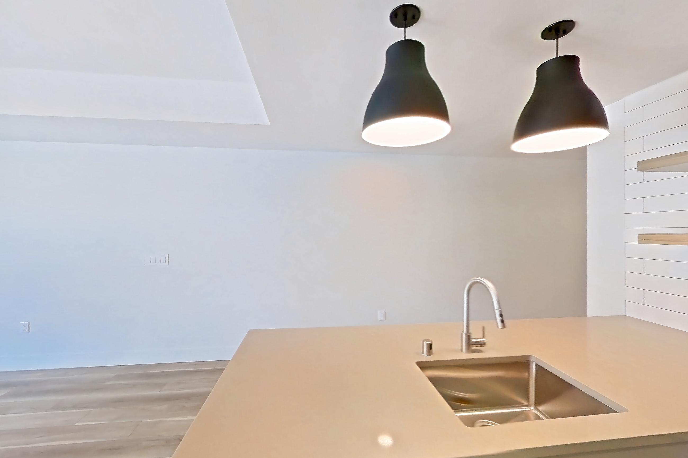 Kitchen, Apartment 429 at The Myles