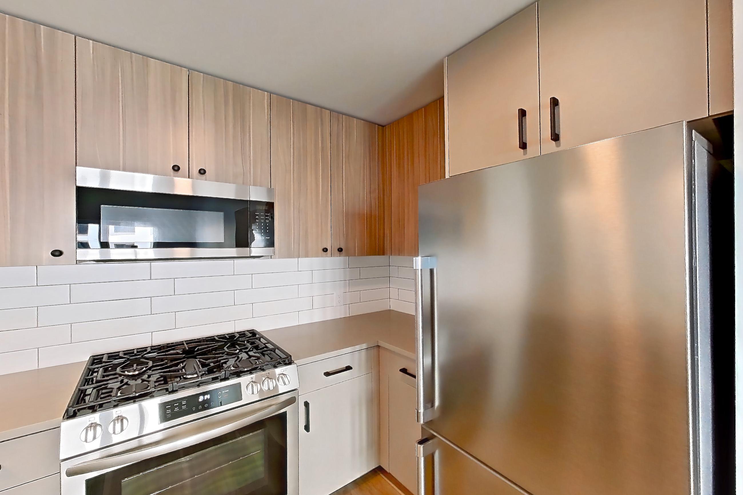 Kitchen, Apartment 429 at The Myles