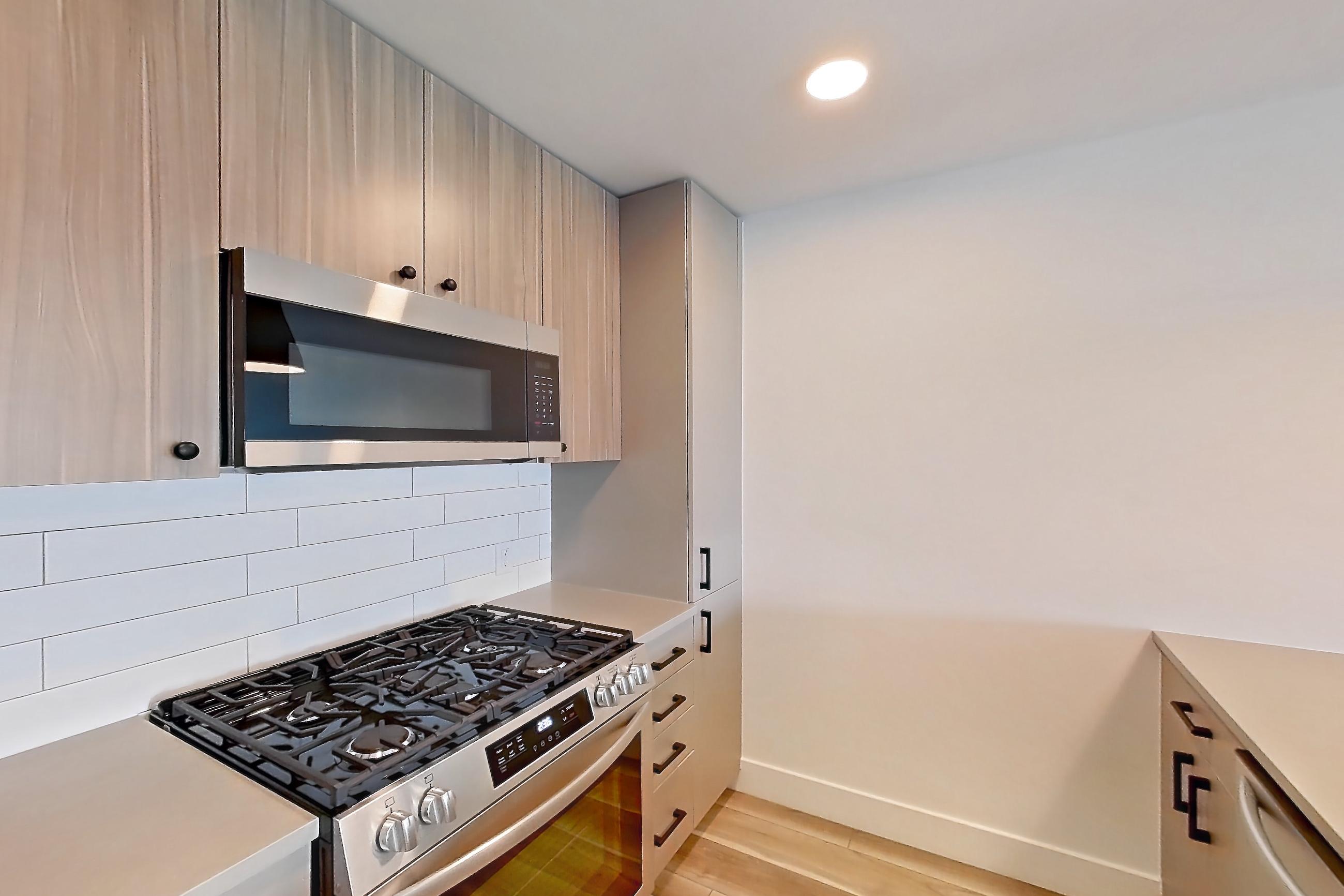 Kitchen, Apartment 430 at The Myles