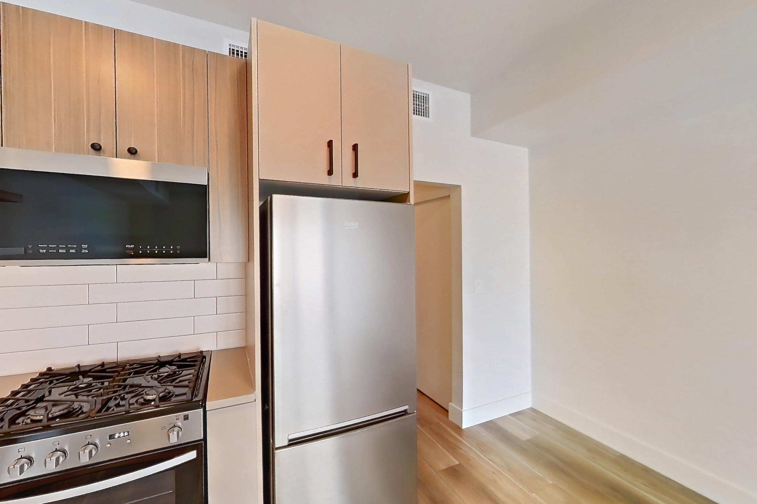 Kitchen, Apartment 453 at The Myles