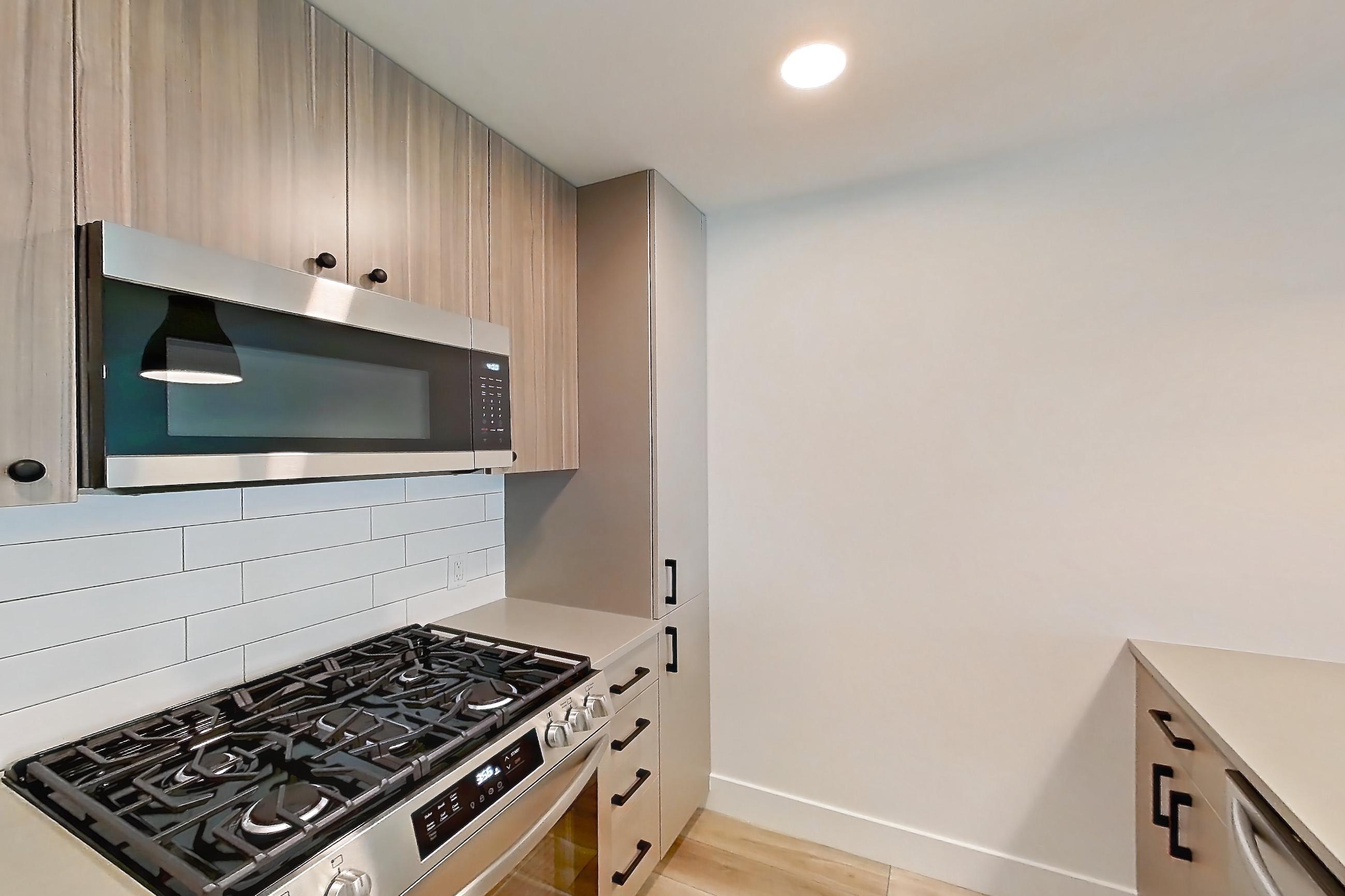 Kitchen, Apartment 503 at The Myles