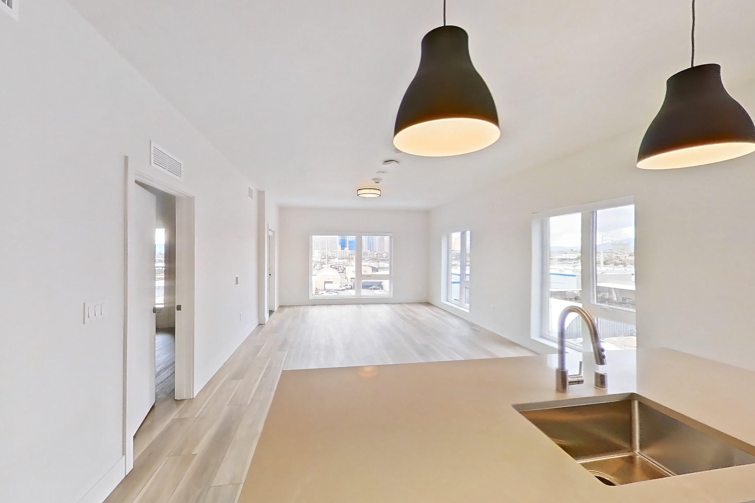 Kitchen, Apartment 507 at The Myles