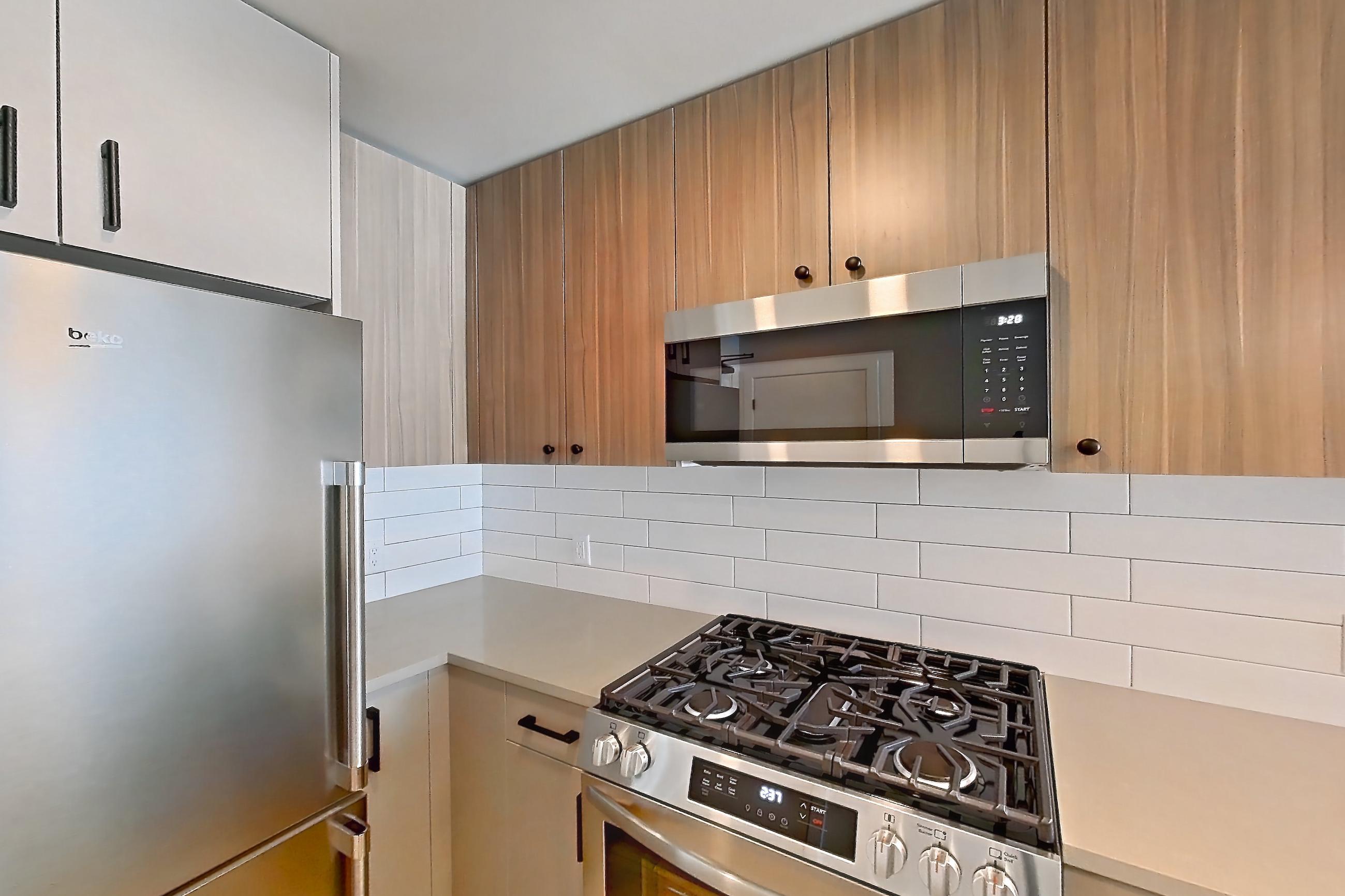 Kitchen, Apartment 537 at The Myles