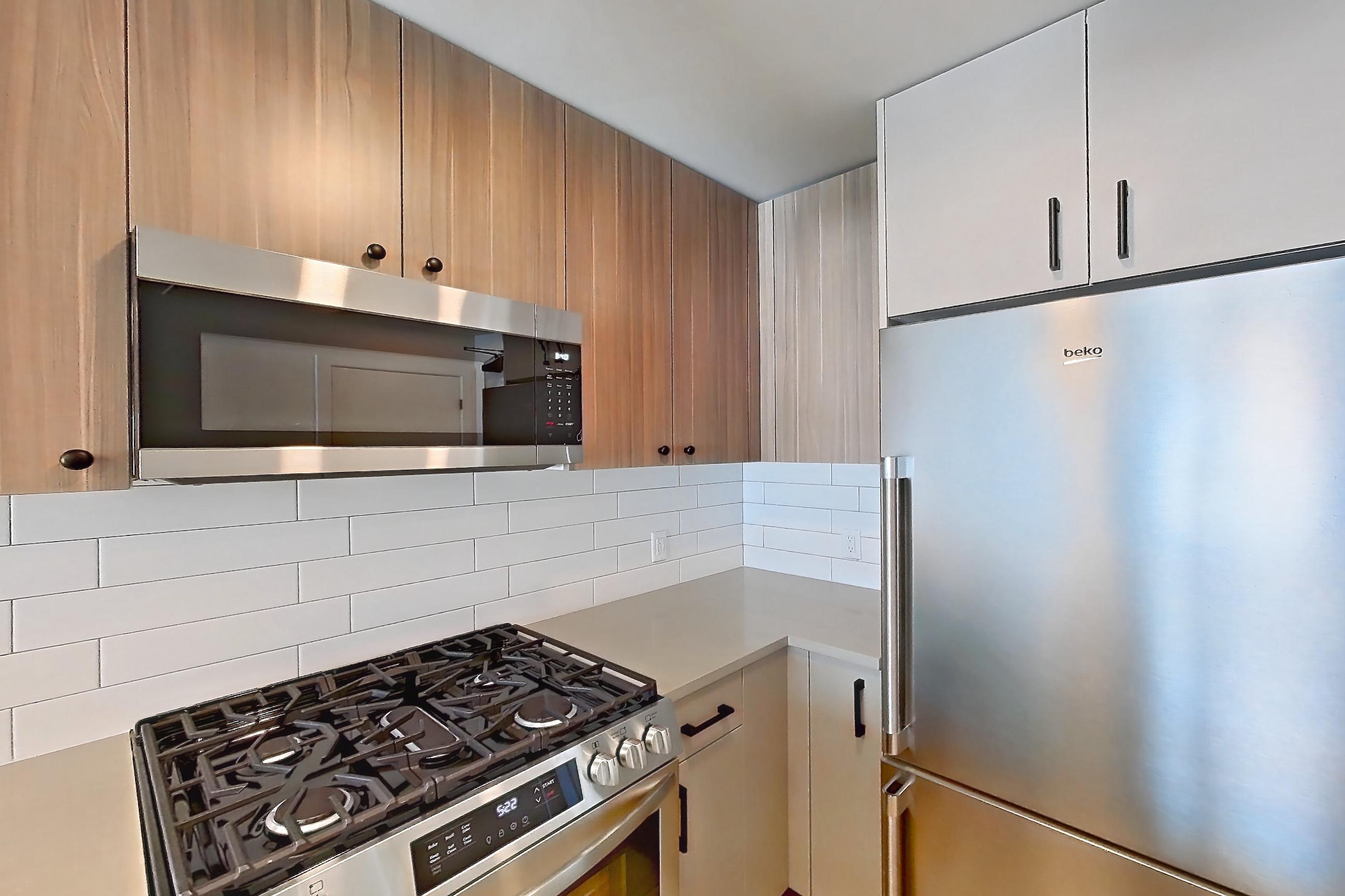 Kitchen, Apartment 539 at The Myles