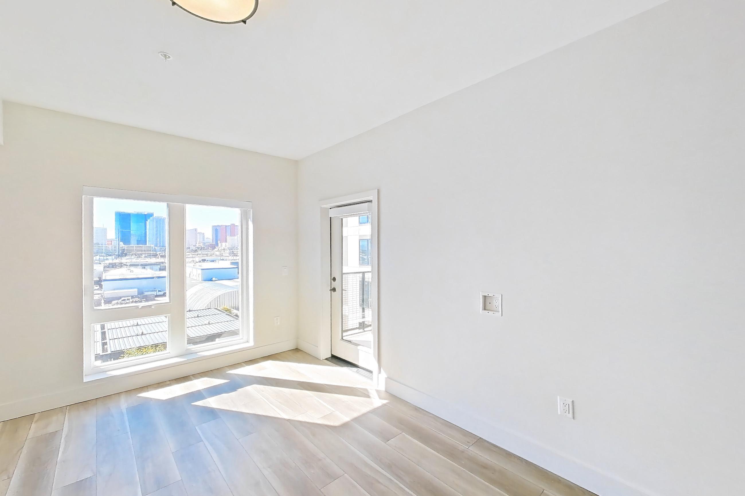 Living room in Apartment 542 at The Myles, C12 floor plan