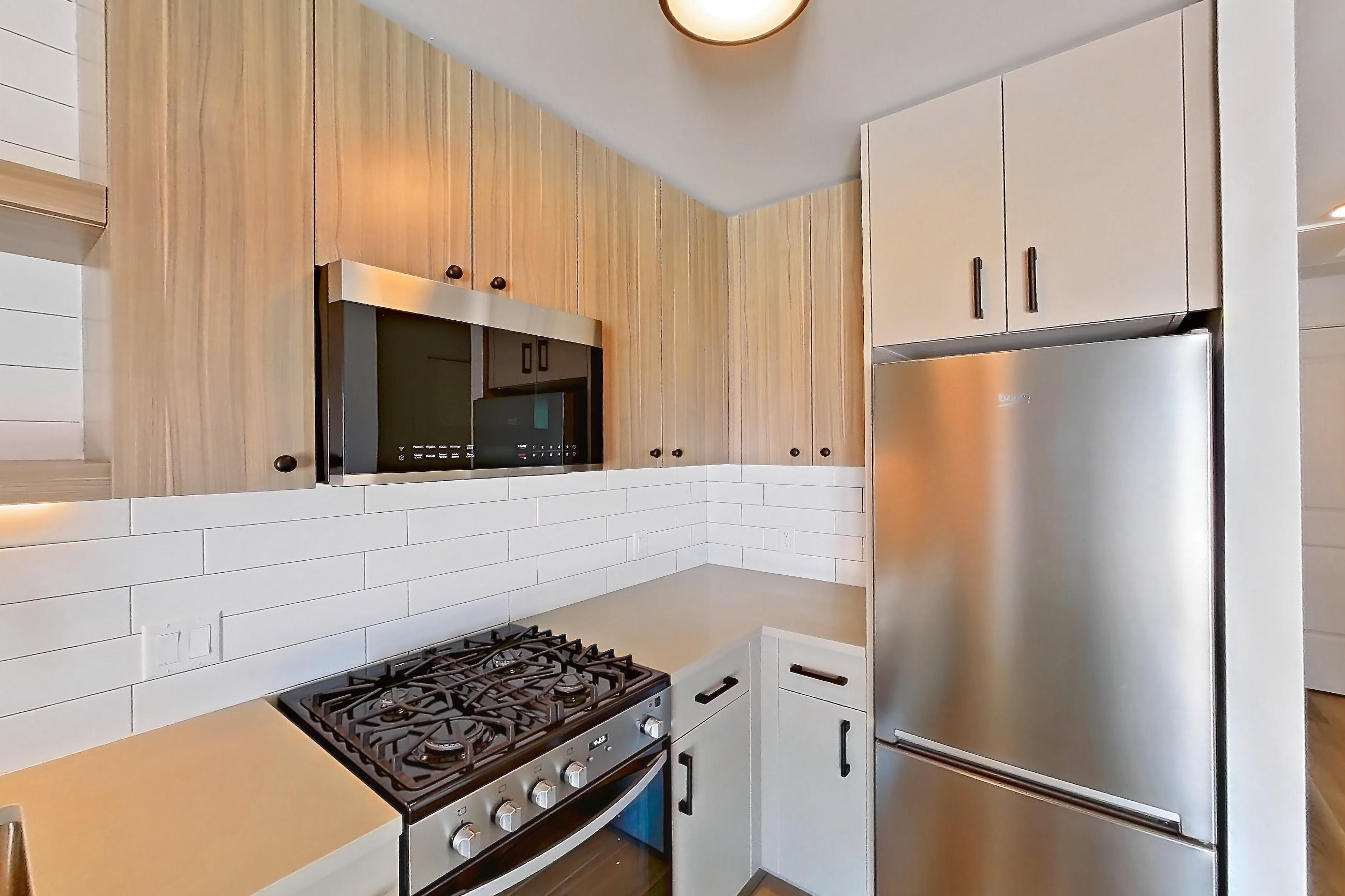 Kitchen in Apartment 543 at The Myles, A4 floor plan