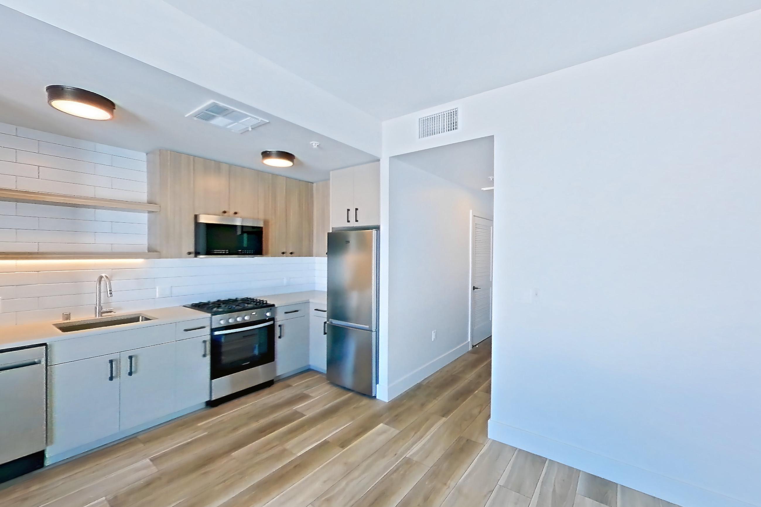Living space in Apartment 543 at The Myles, A4 floor plan