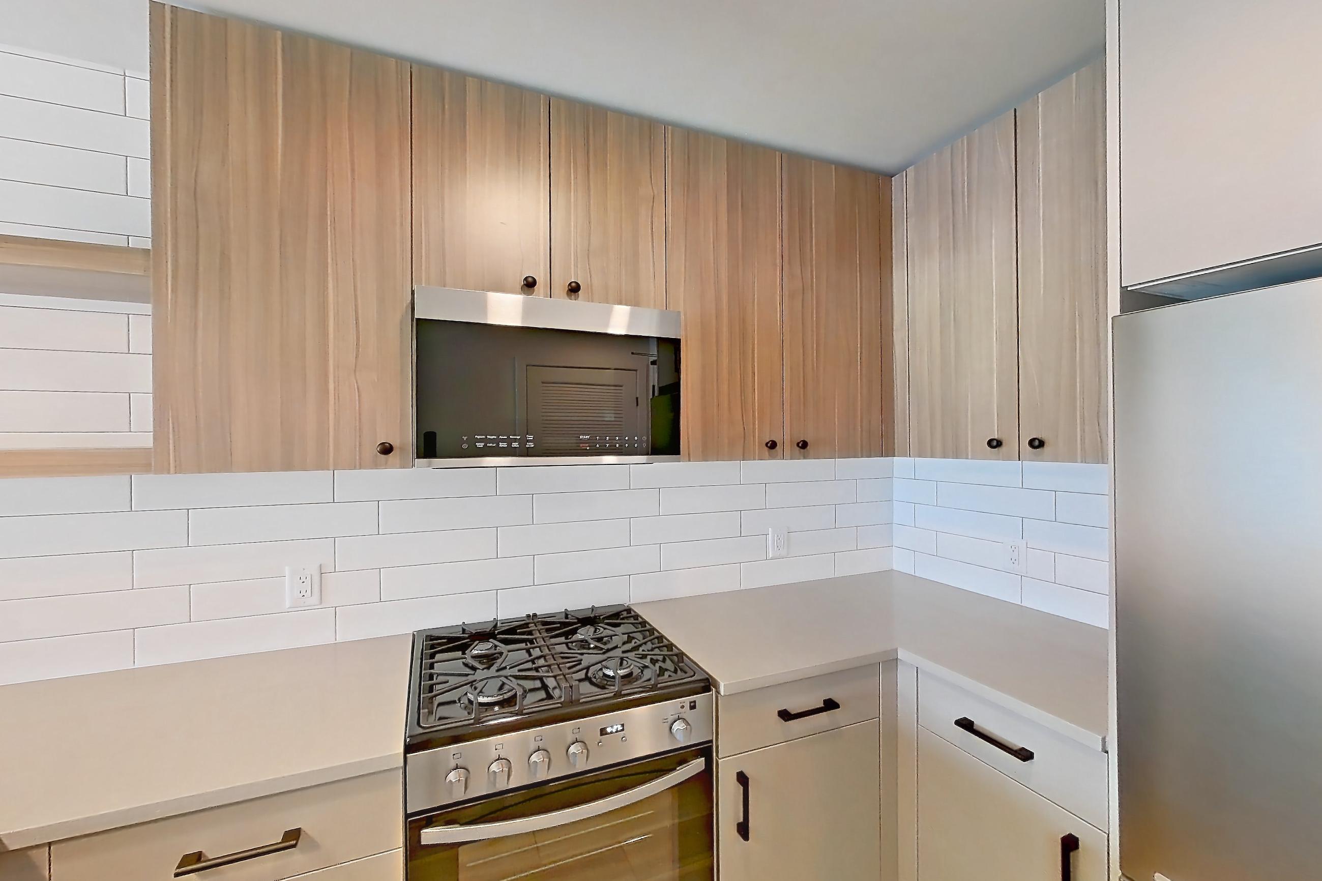 Kitchen, Apartment 544 at The Myles