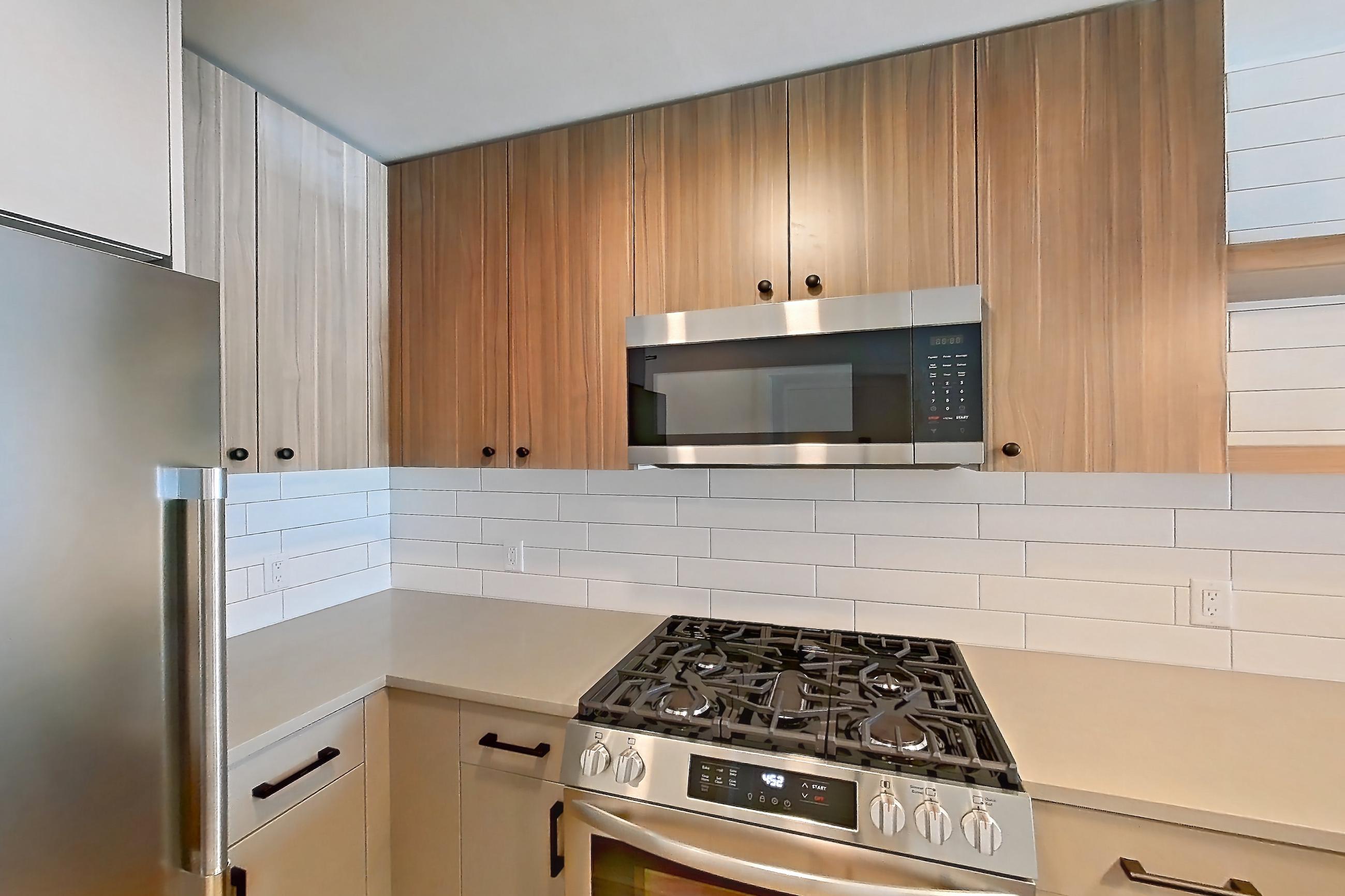 Kitchen, Apartment 547 at The Myles