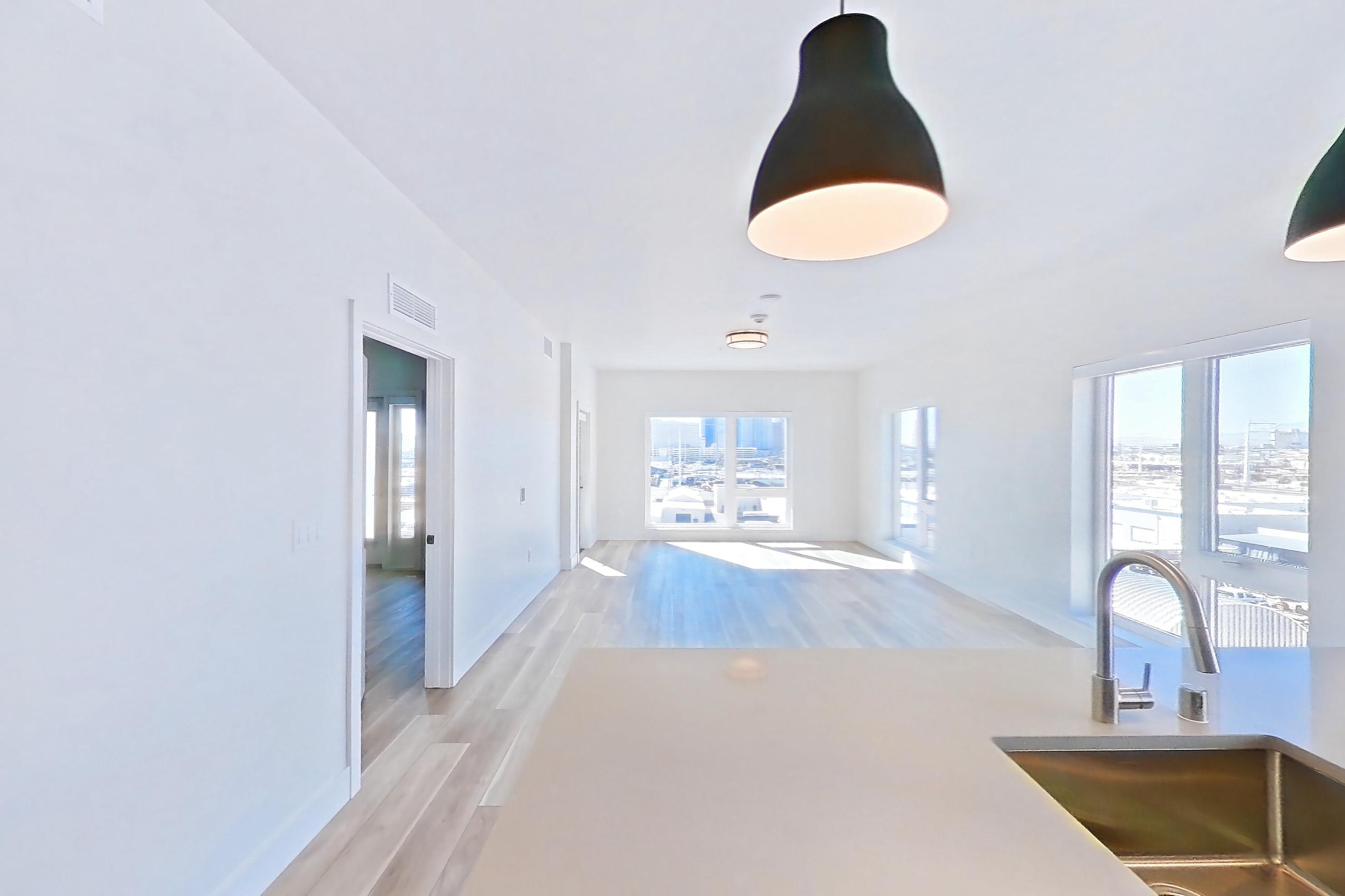 Kitchen in Apartment 607 at The Myles, D6 floor plan