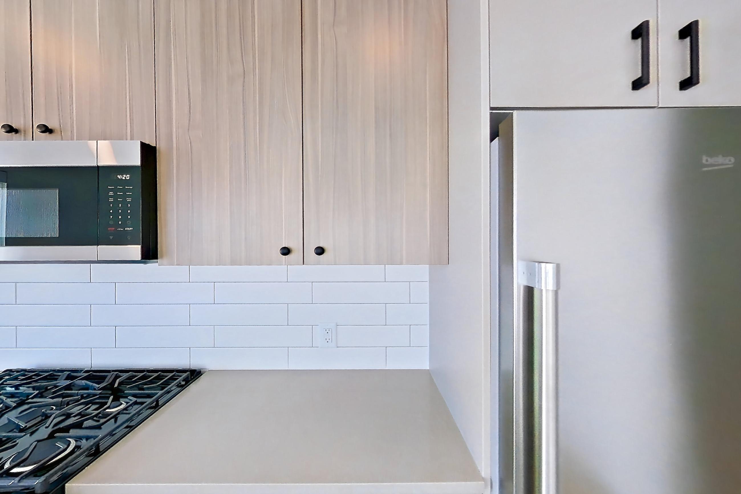 Kitchen in Apartment 607 at The Myles, D6 floor plan
