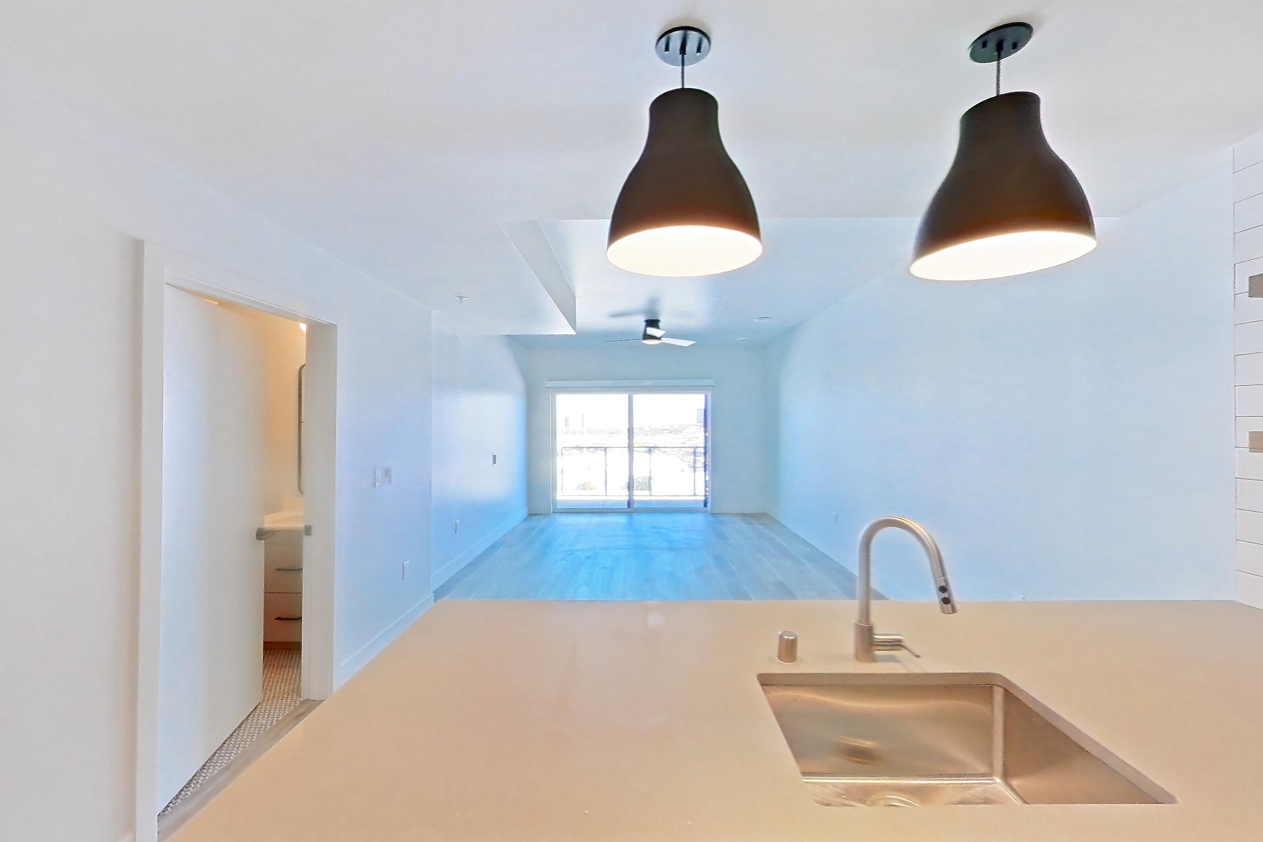 Kitchen in Apartment 610 at The Myles, A13 floor plan
