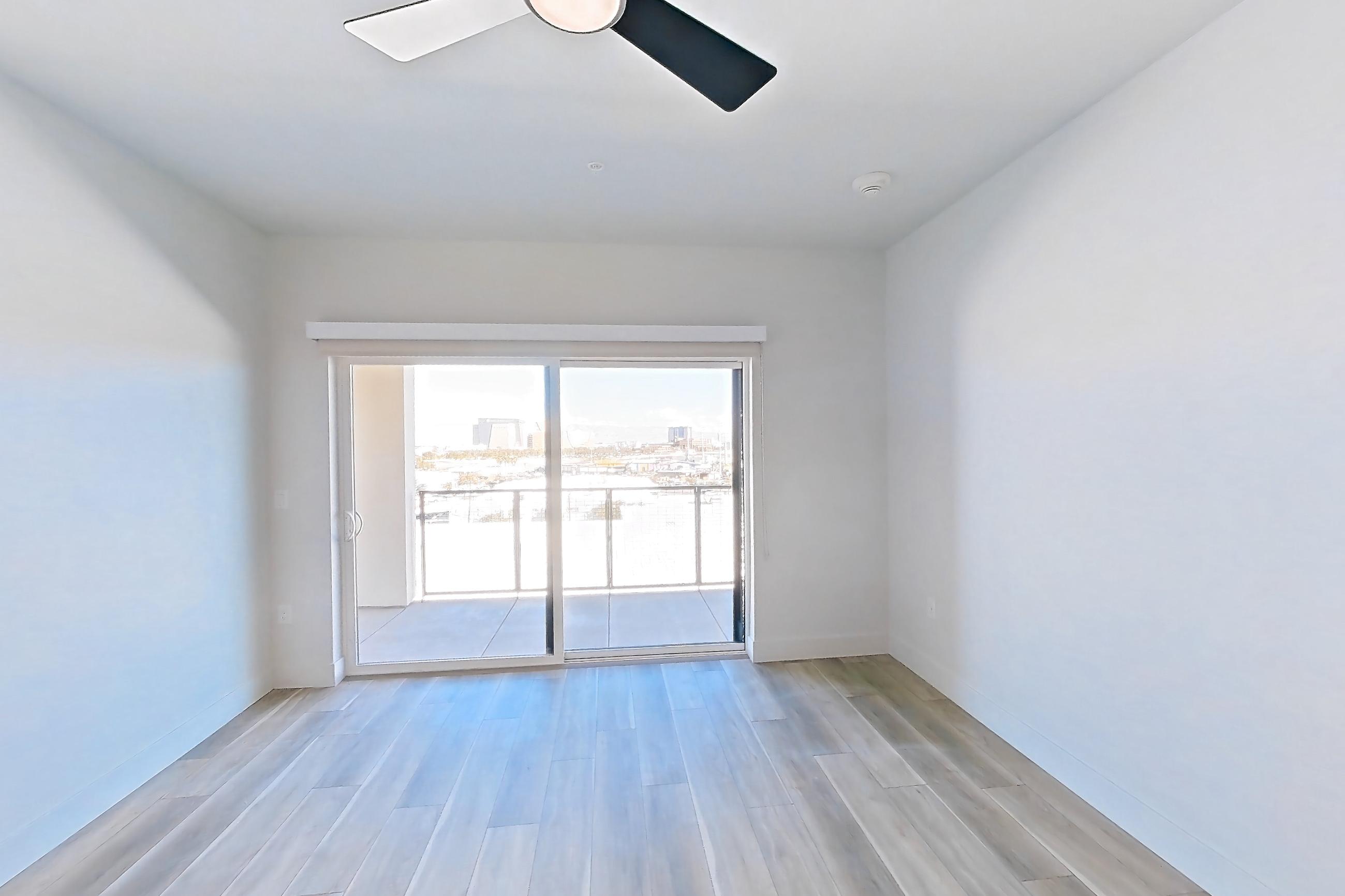 Living space in Apartment 610 at The Myles, A13 floor plan