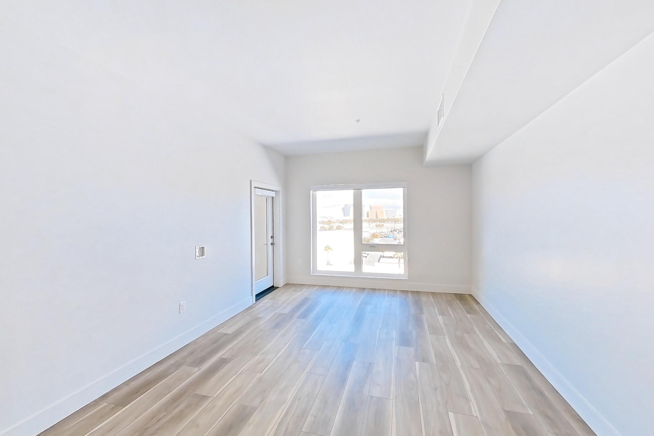 Living room in Apartment 739 at The Myles, C19 floor plan