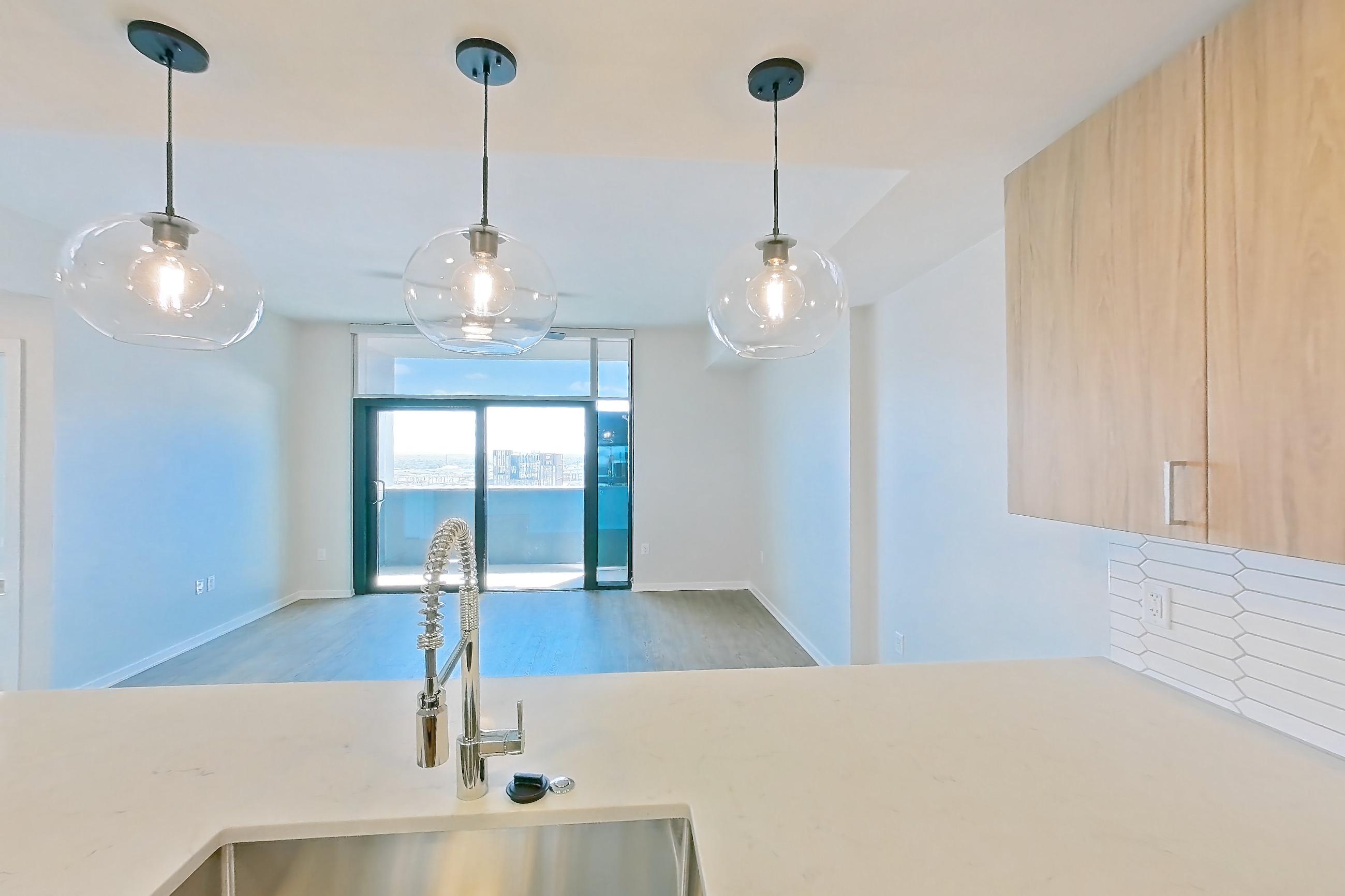 Kitchen in Apartment 1608 at Deco 969, A2-1 floor plan