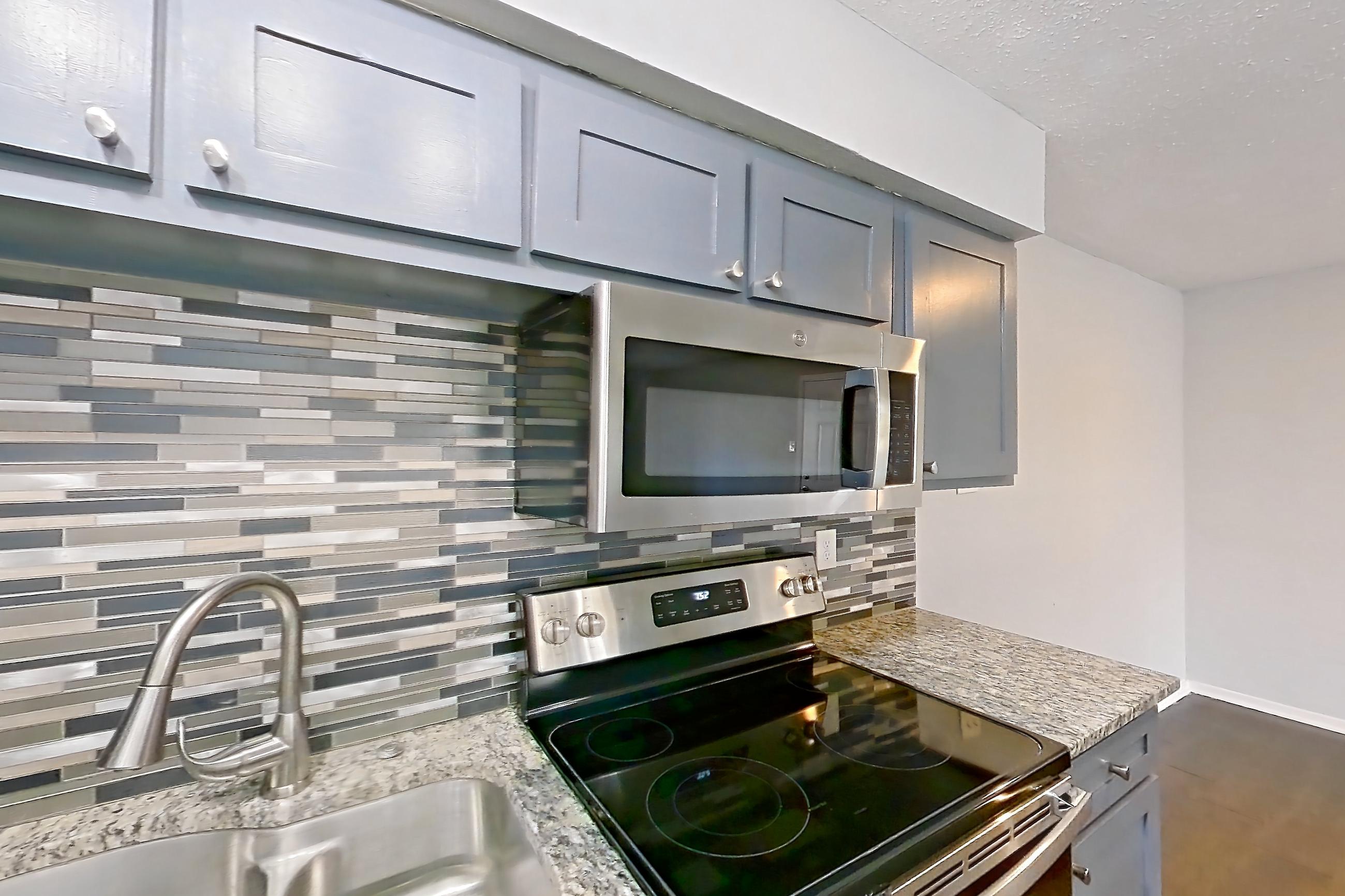 Kitchen in Apartment 803 at Marine Creek Apartments, B floor plan