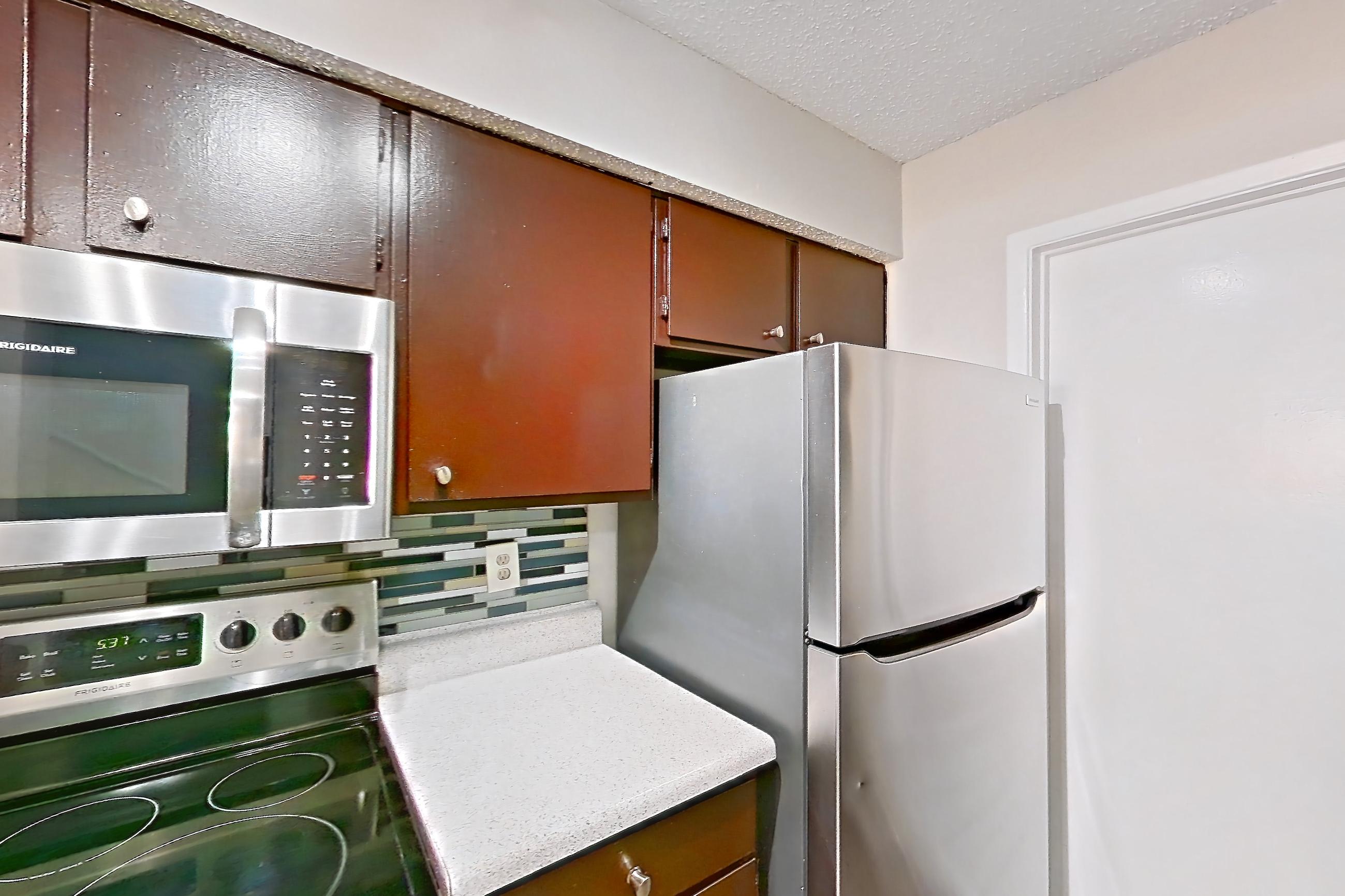Kitchen in Apartment 1113 at Marine Creek Apartments, D floor plan