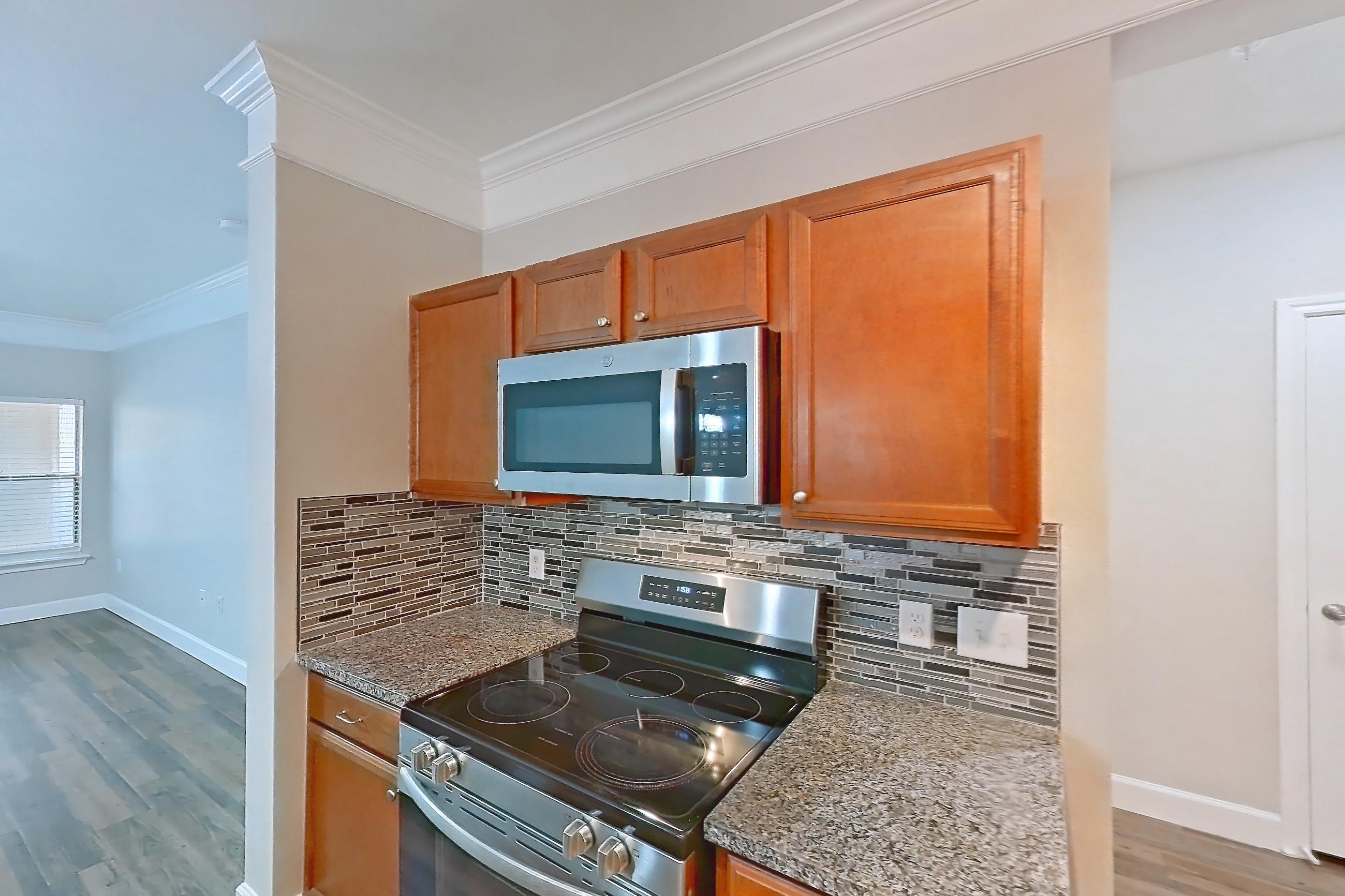 Kitchen in Apartment 10108 at Terraces at Fall Creek, B1G floor plan