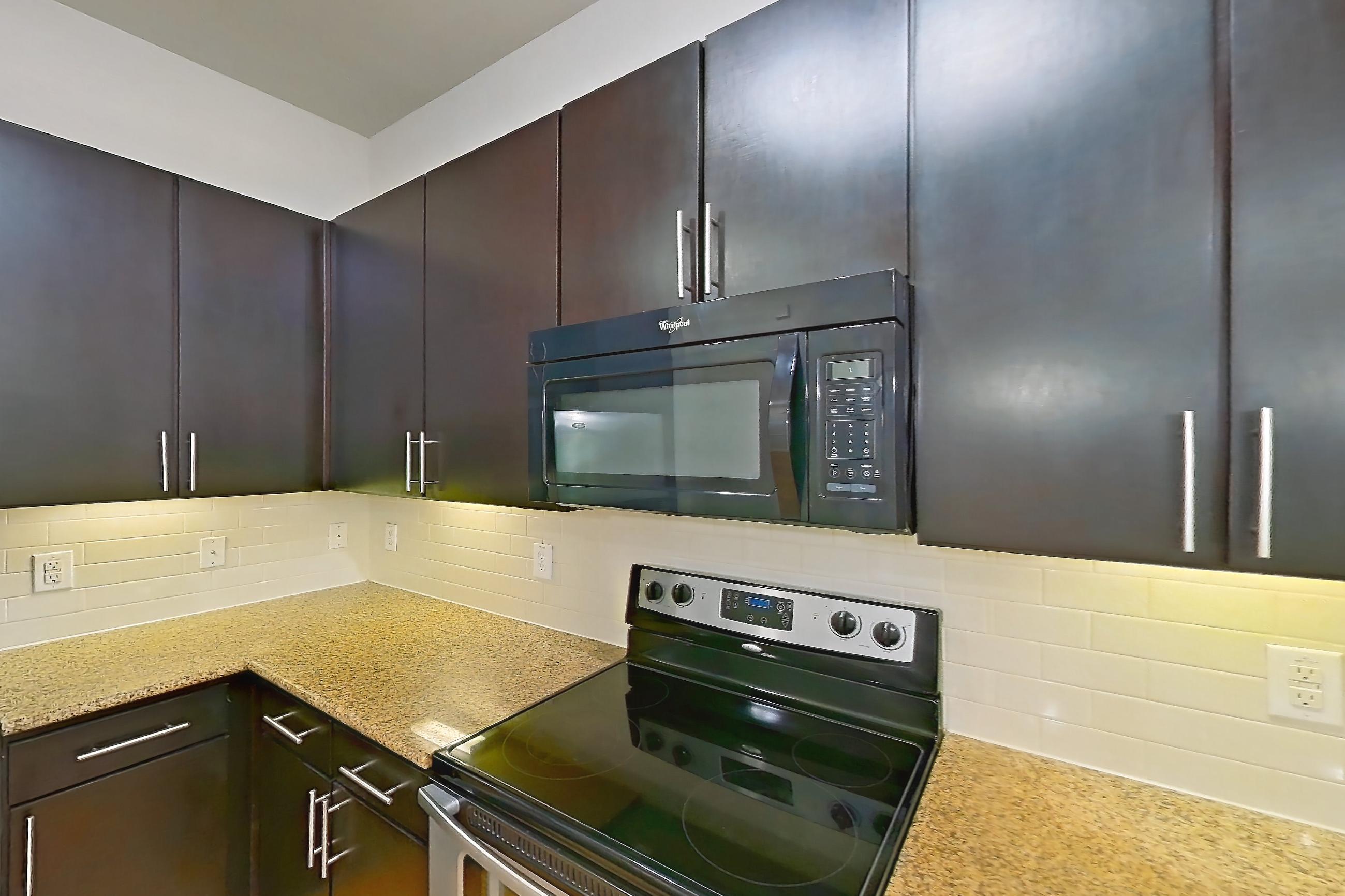 Kitchen in Apartment 373 at Voyager at the Space Center, A04 - The Neil floor plan