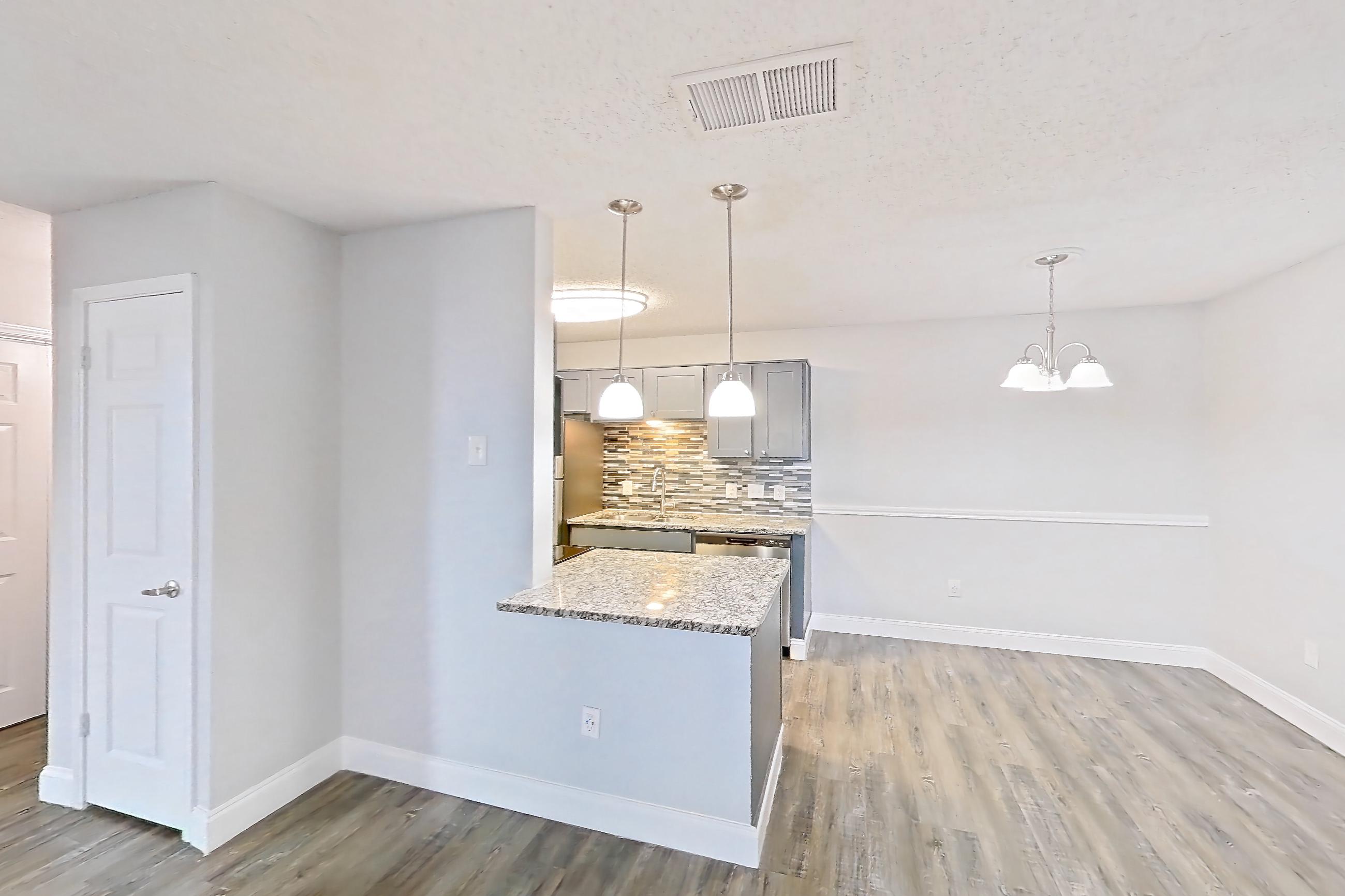 Living room in Apartment 811 at Quail Ridge Apartments, A-2 floor plan