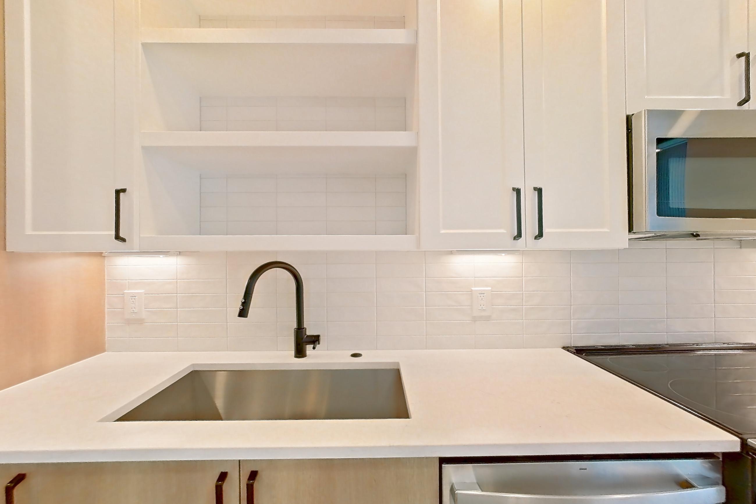 Kitchen in Apartment 405 at The Watson, S3.1WF floor plan