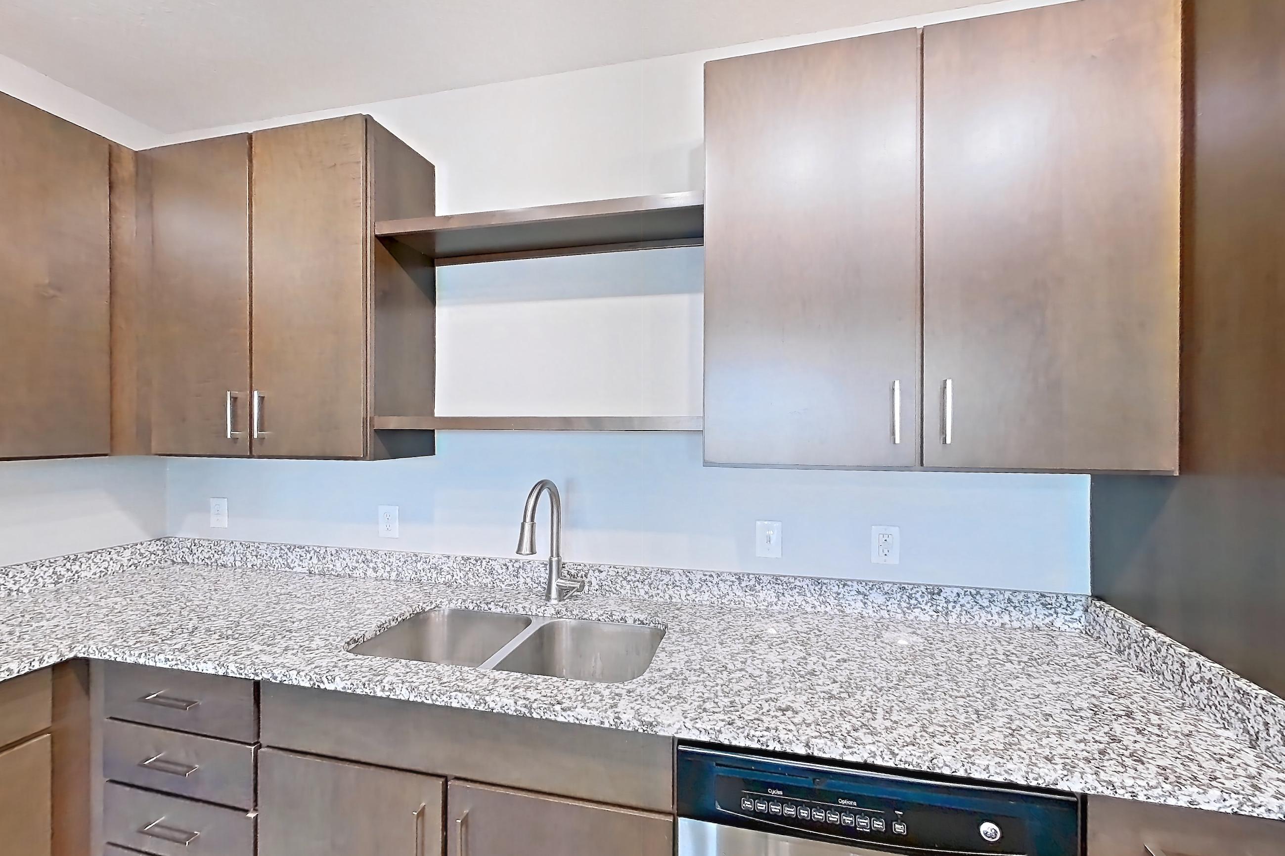 Kitchen in Apartment 305 at Lake Nona Ariel Apartments, Hawthorne floor plan